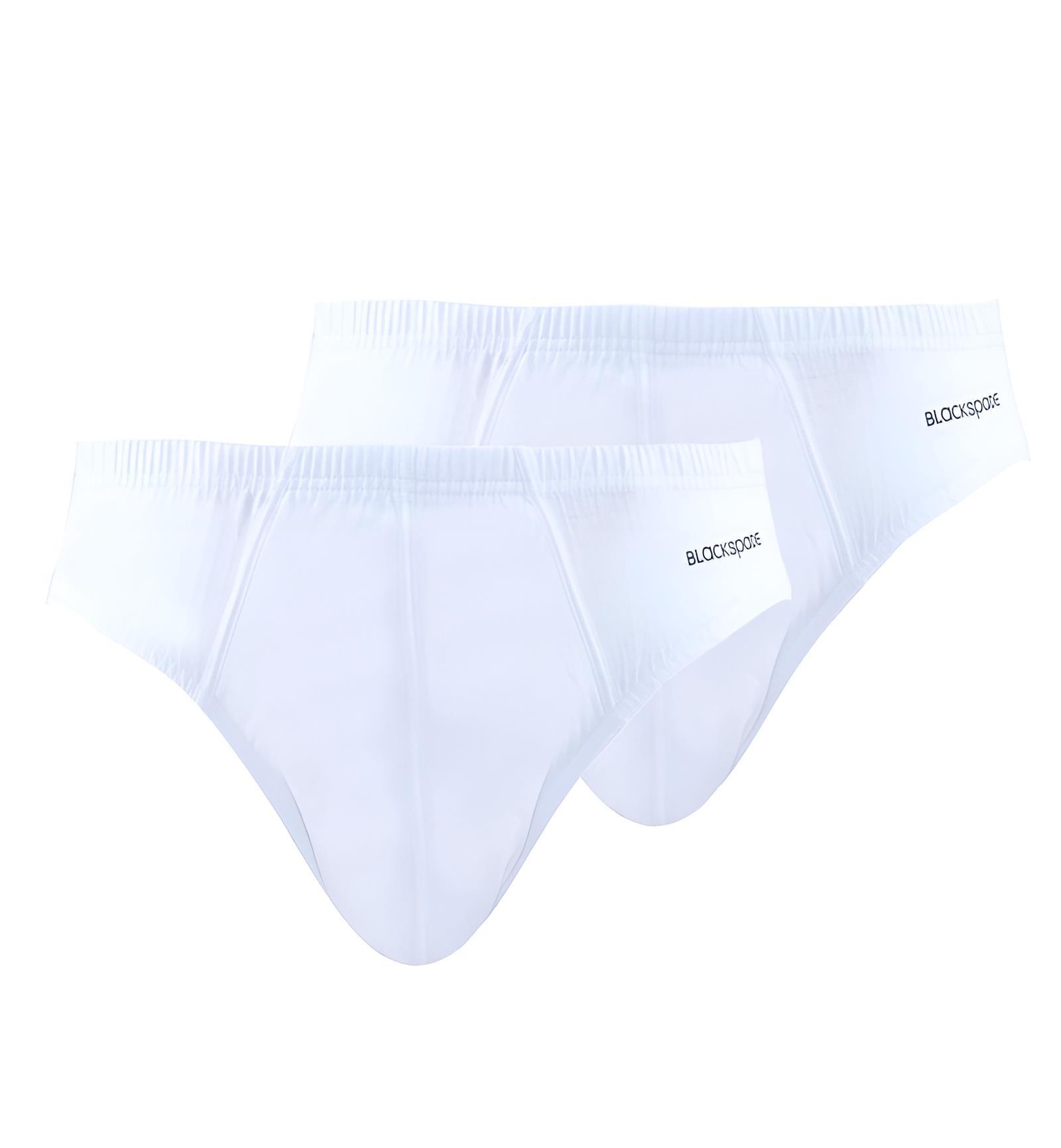 Blackspade Erkek Beyaz Slip Külot 2'li Paket Loose Fit 9627