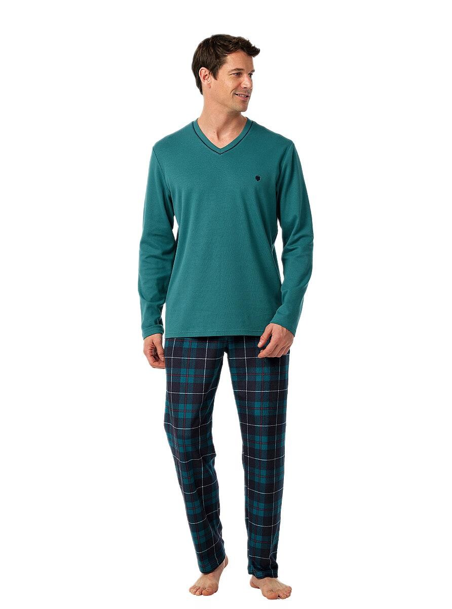 Blackspade Erkek Yeşil Polar Pijama Takımı 40978 