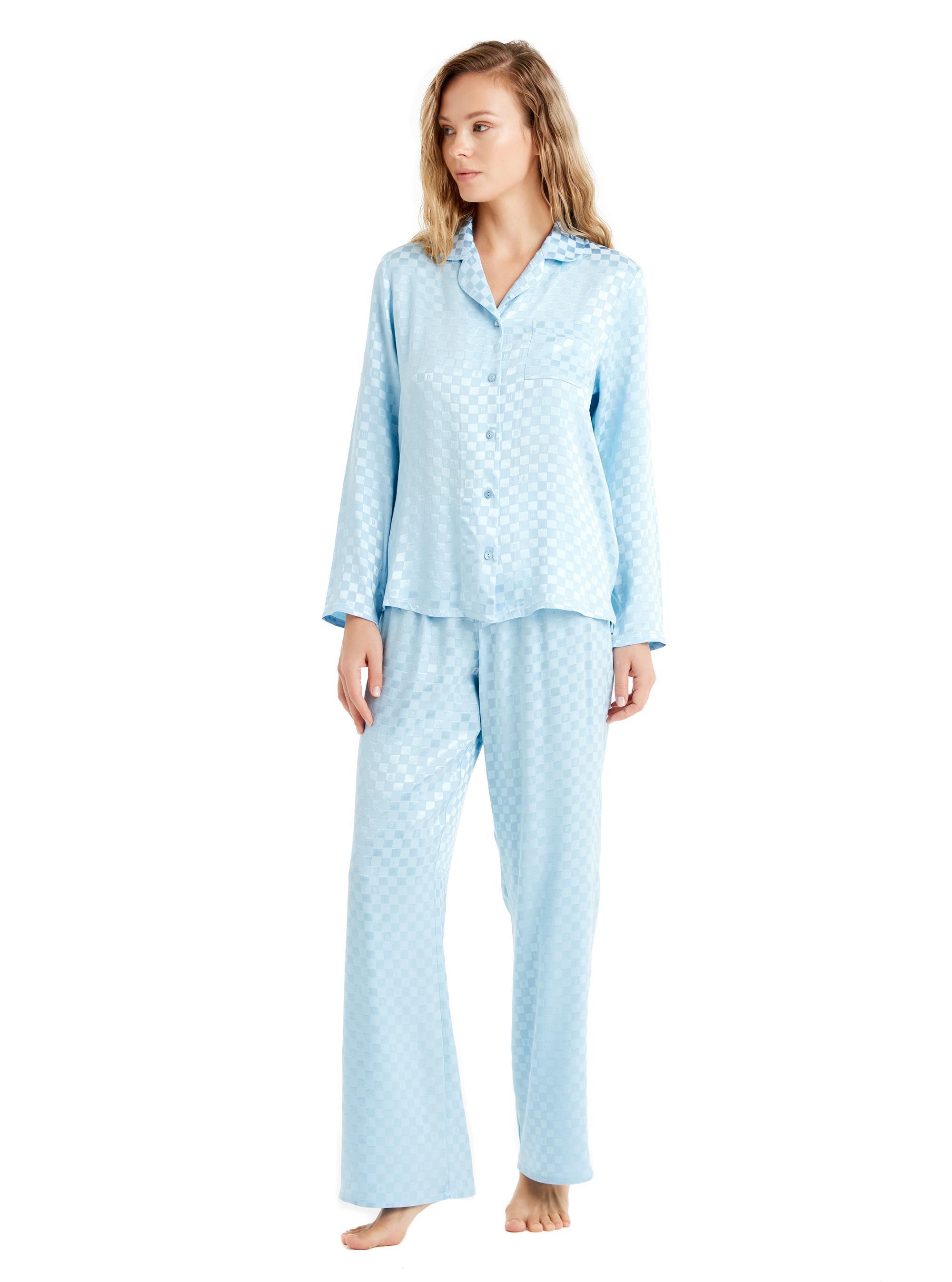 Blackspade Kadın Mavi Pijama Takımı 60484 