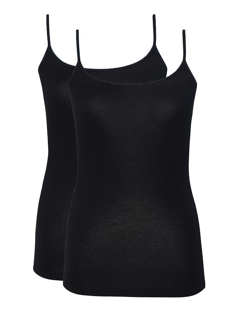 Blackspade Kadın Siyah İnce Askılı Atlet 2'li Paket 1591