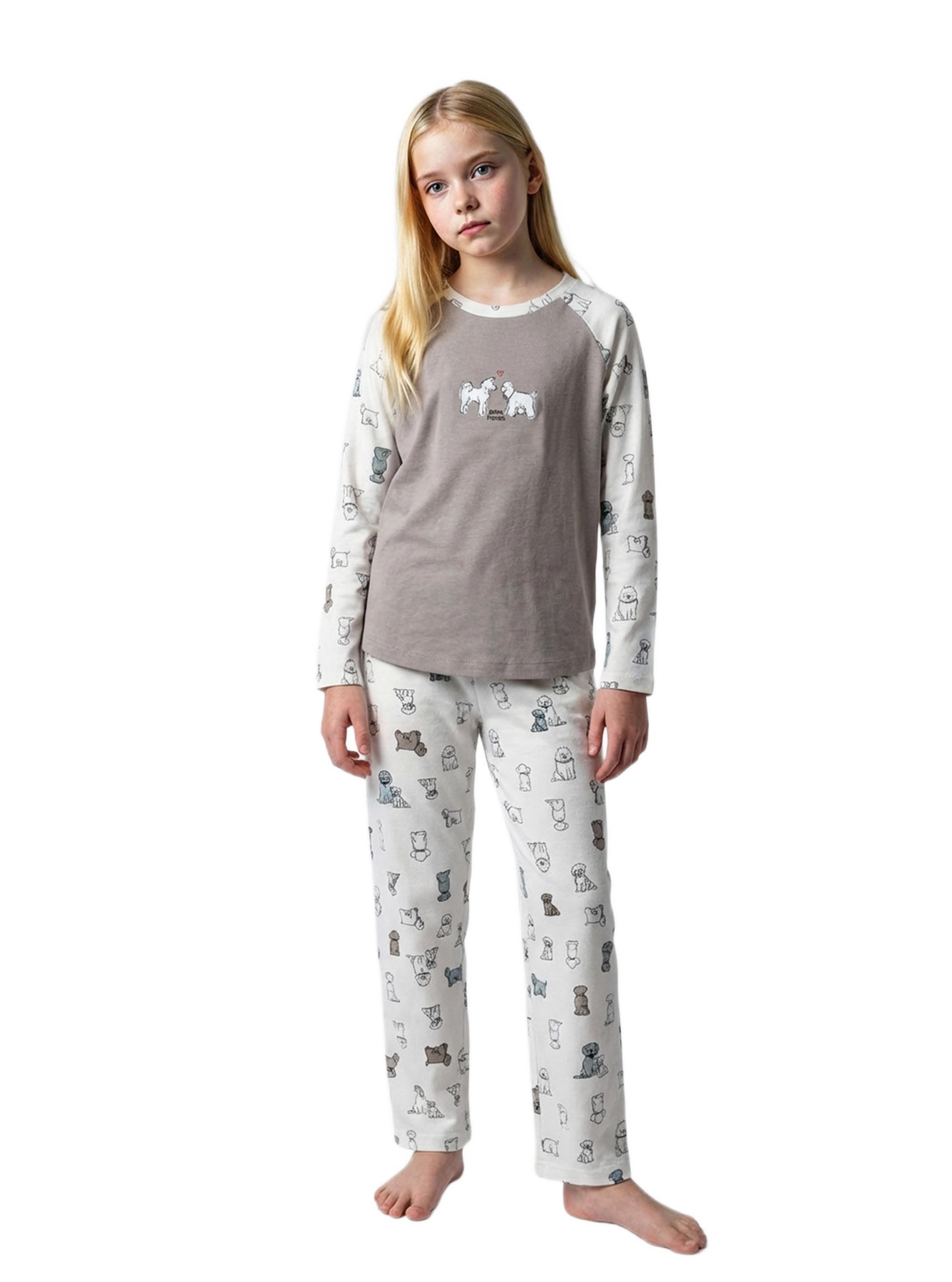 Blackspade Kız Çocuk Vizon Pijama Takımı 52277