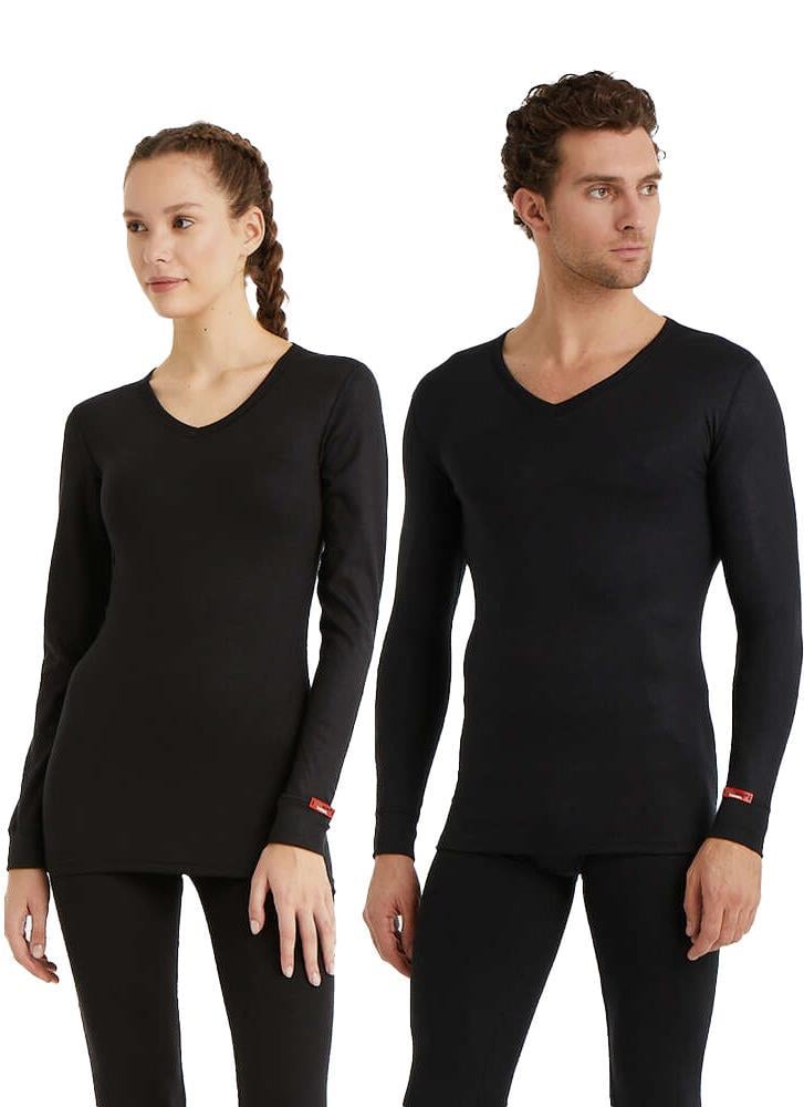 Blackspade Unisex Siyah Termal Üst İçlik 2. Seviye 1257