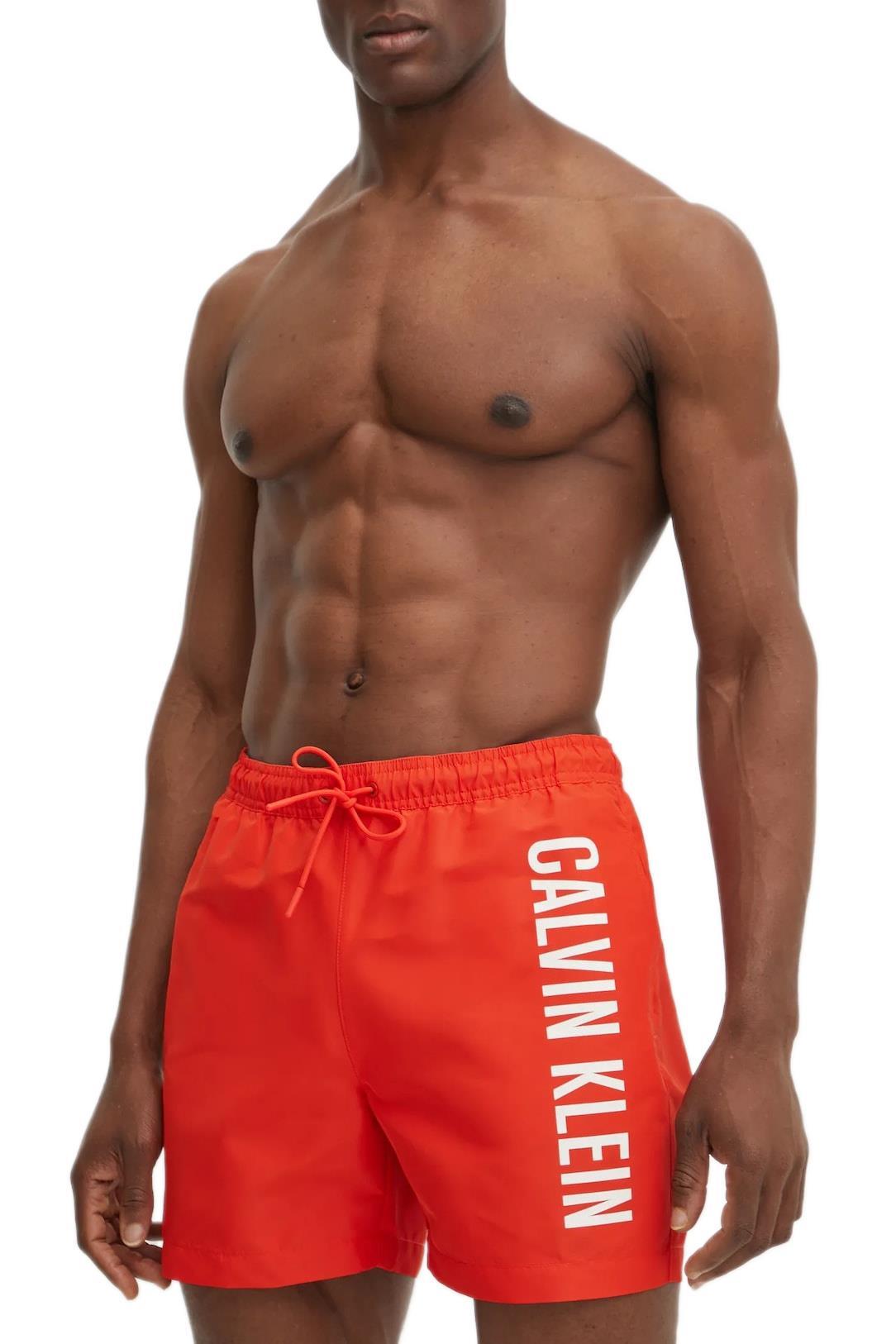 Calvin Klein Erkek Kırmızı Deniz Şort KM0KM01092 