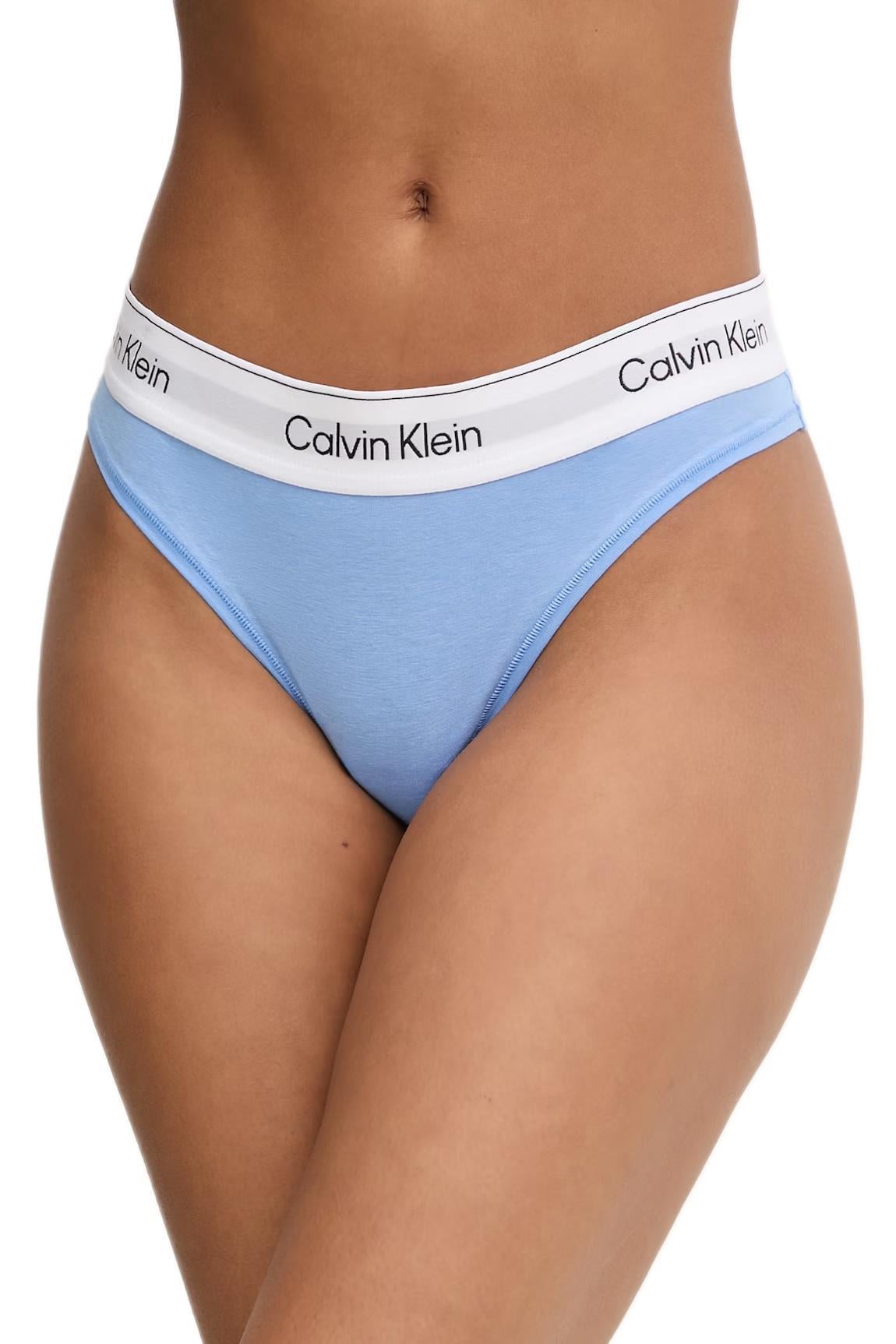 Calvin Klein Kadın Mavi Brazilian Külot LV00QF8522