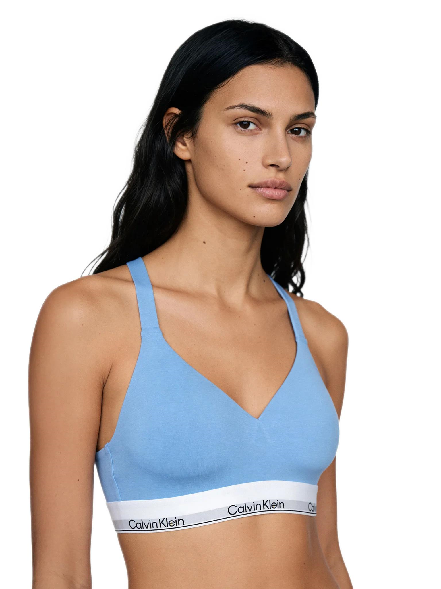 Calvin Klein Kadın Mavi Destekli Bralet Sütyen LV00QF8500 