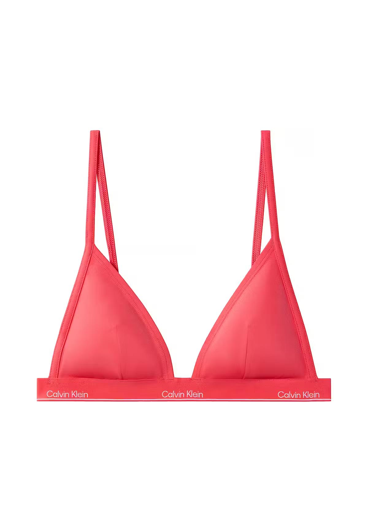 Calvin Klein Kadın Pembe Üçgen Bikini Üstü LV00Q61208 