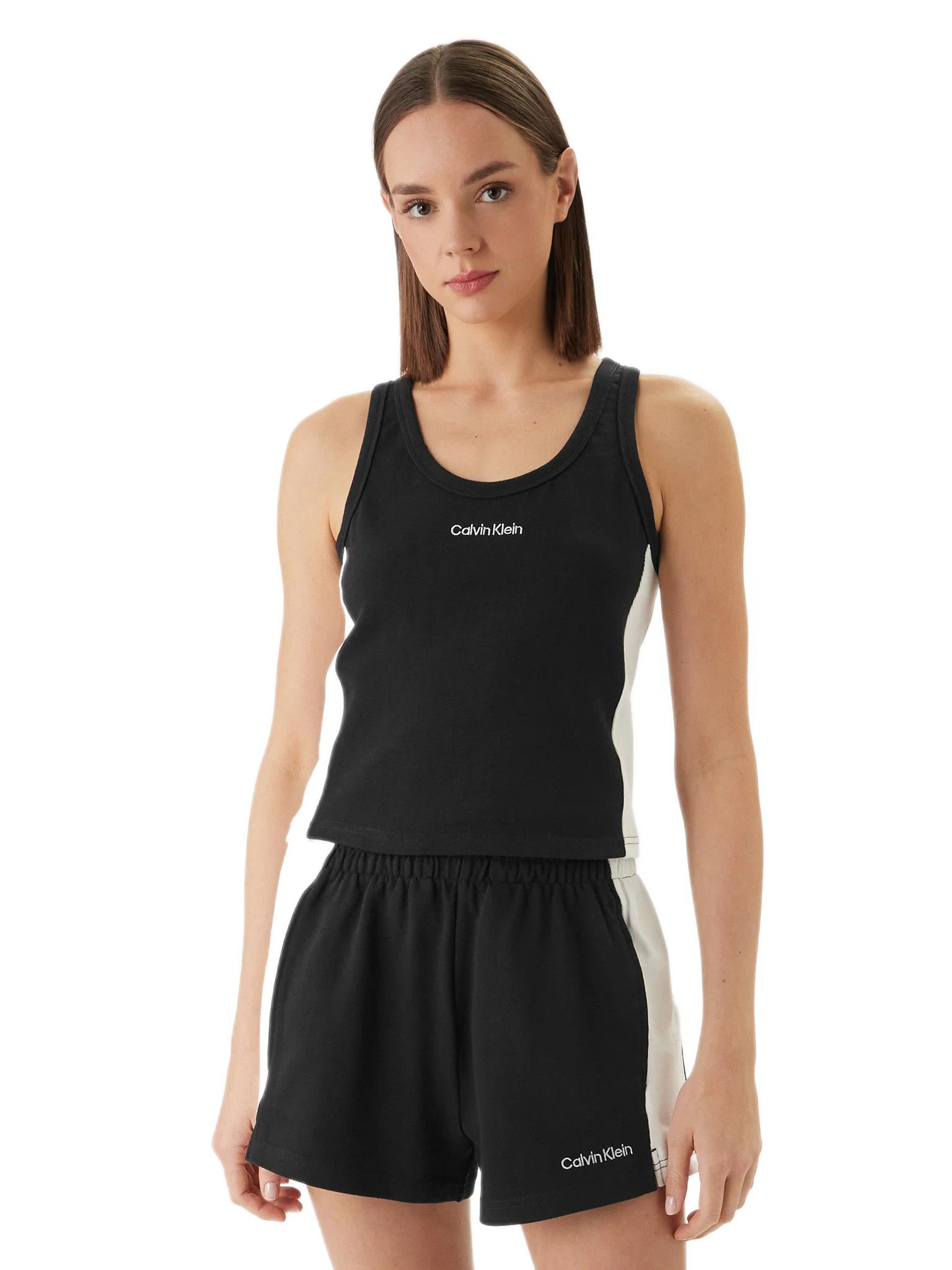 Calvin Klein Kadın Siyah Plaj Üstü Atlet LV00Q61152 
