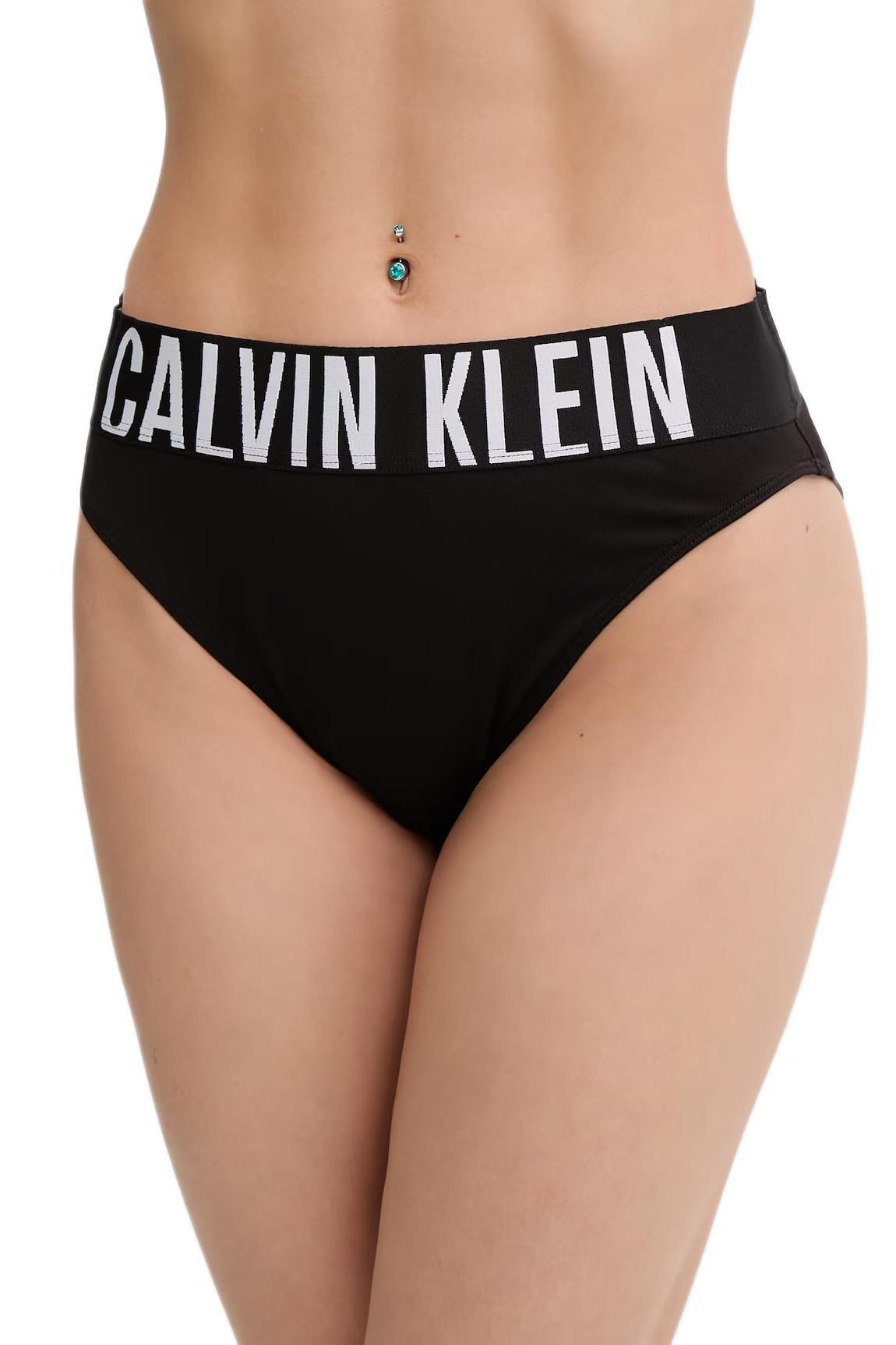 Calvin Klein Kadın Siyah Yüksek Bel Bikini Külot LV00QF8753 