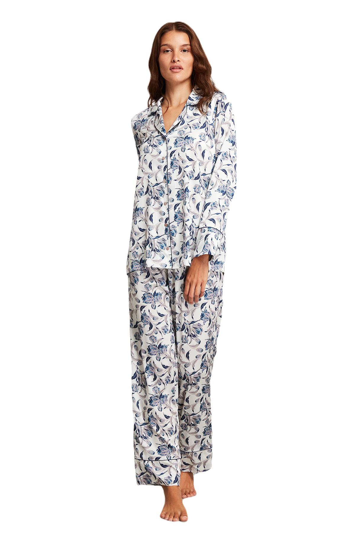 Penye Mood Kadın Desenli Pijama Takım 2029 