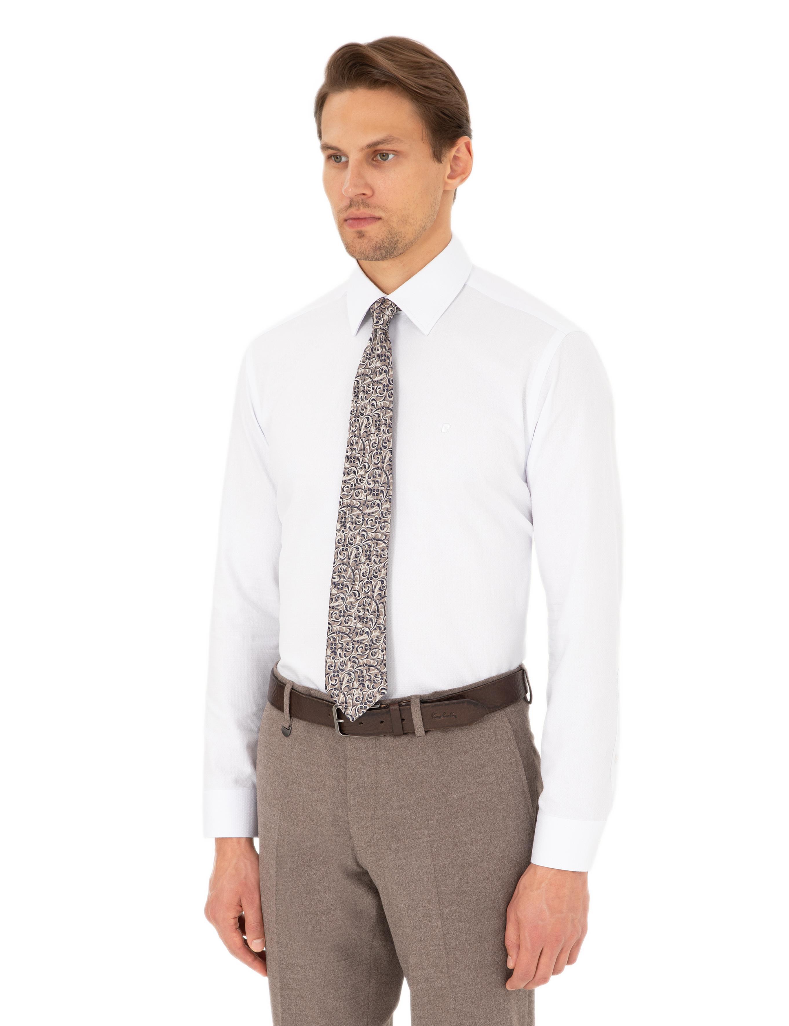Pierre Cardin Erkek Beyaz Gömlek 