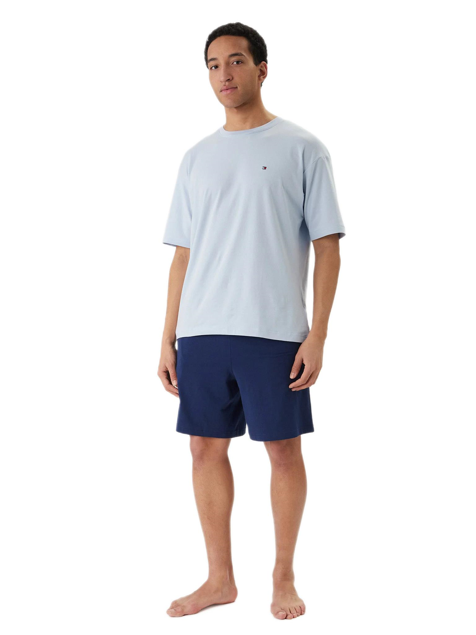 Tommy Hilfiger Erkek Mavi Pijama Takımı UM0UM03649
