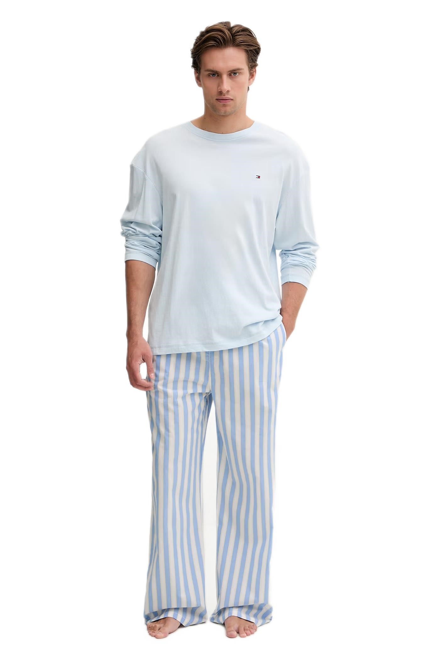 Tommy Hilfiger Erkek Mavi Pijama Takımı UM0UM03663