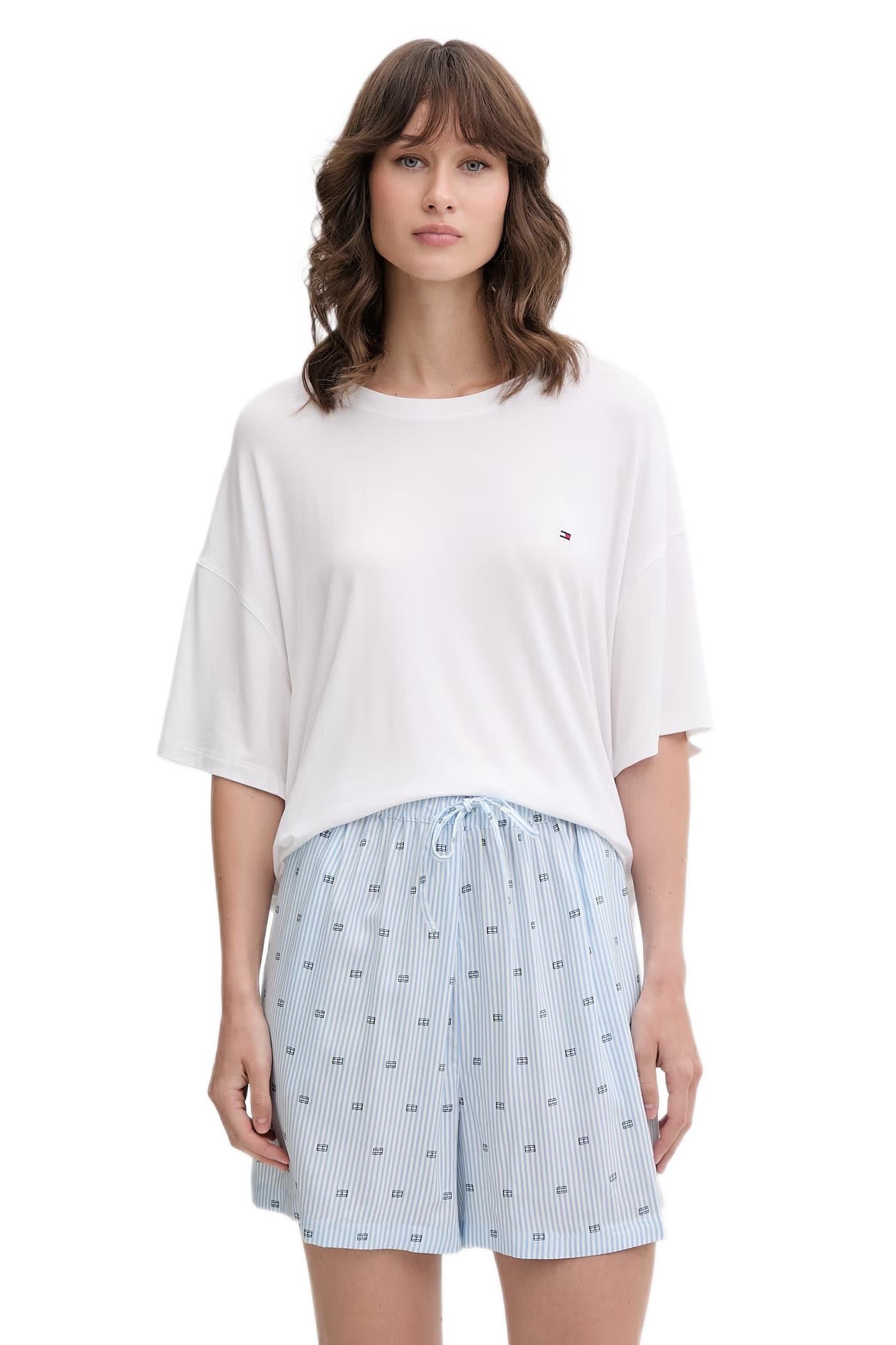 Tommy Hilfiger Kadın Bej Pijama Takımı UW0UW06328