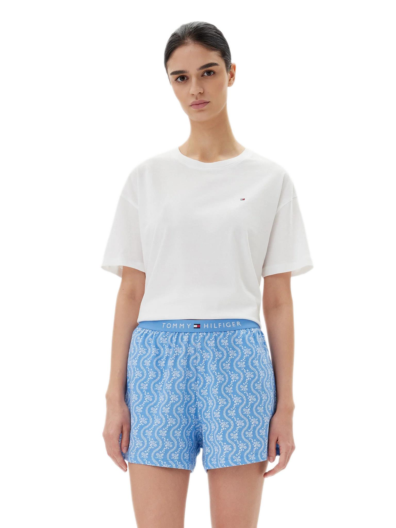 Tommy Hilfiger Kadın Mavi Şort Takım UW0UW05760 
