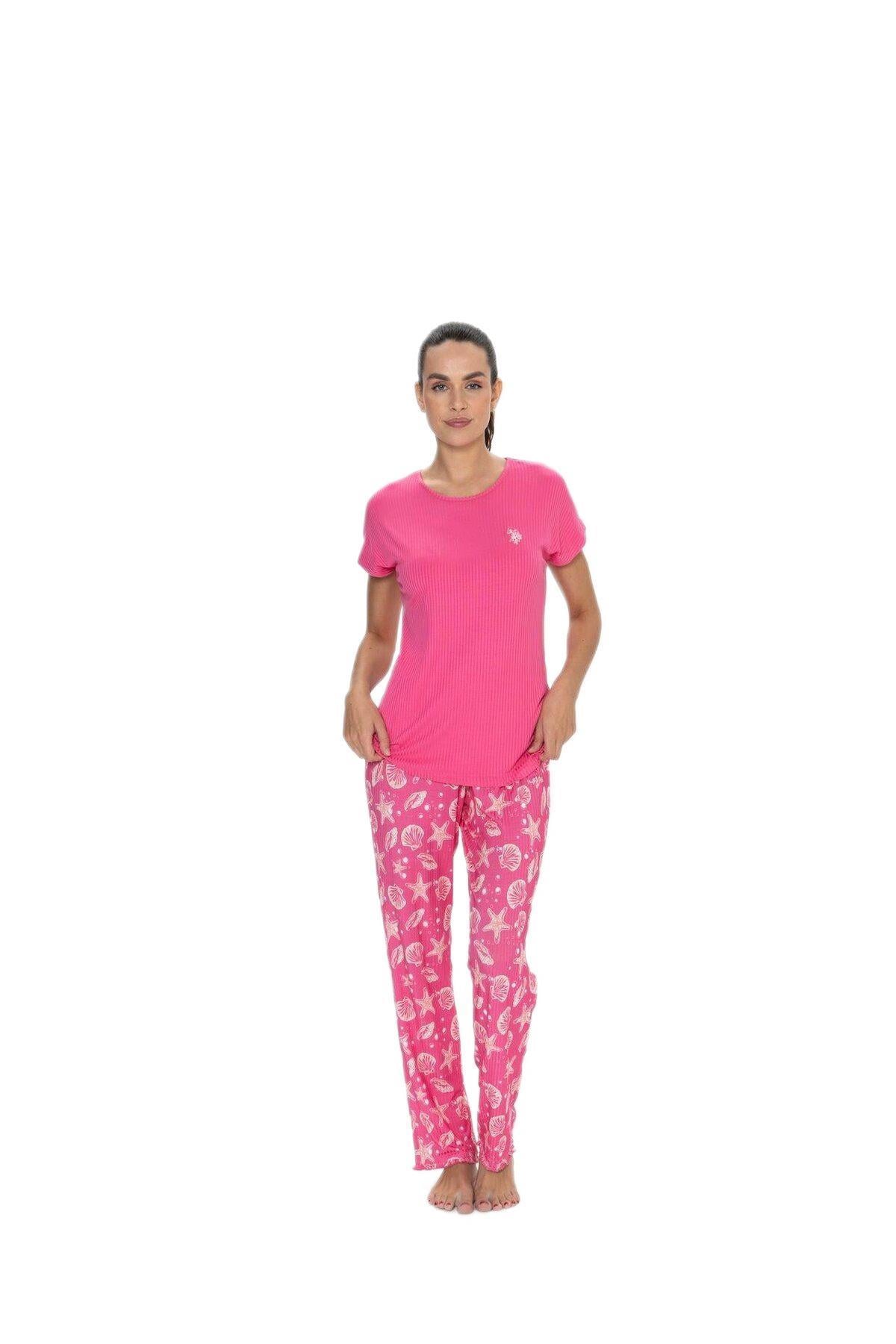 U.S. Polo Assn. Kadın Pijama Takım 20105 