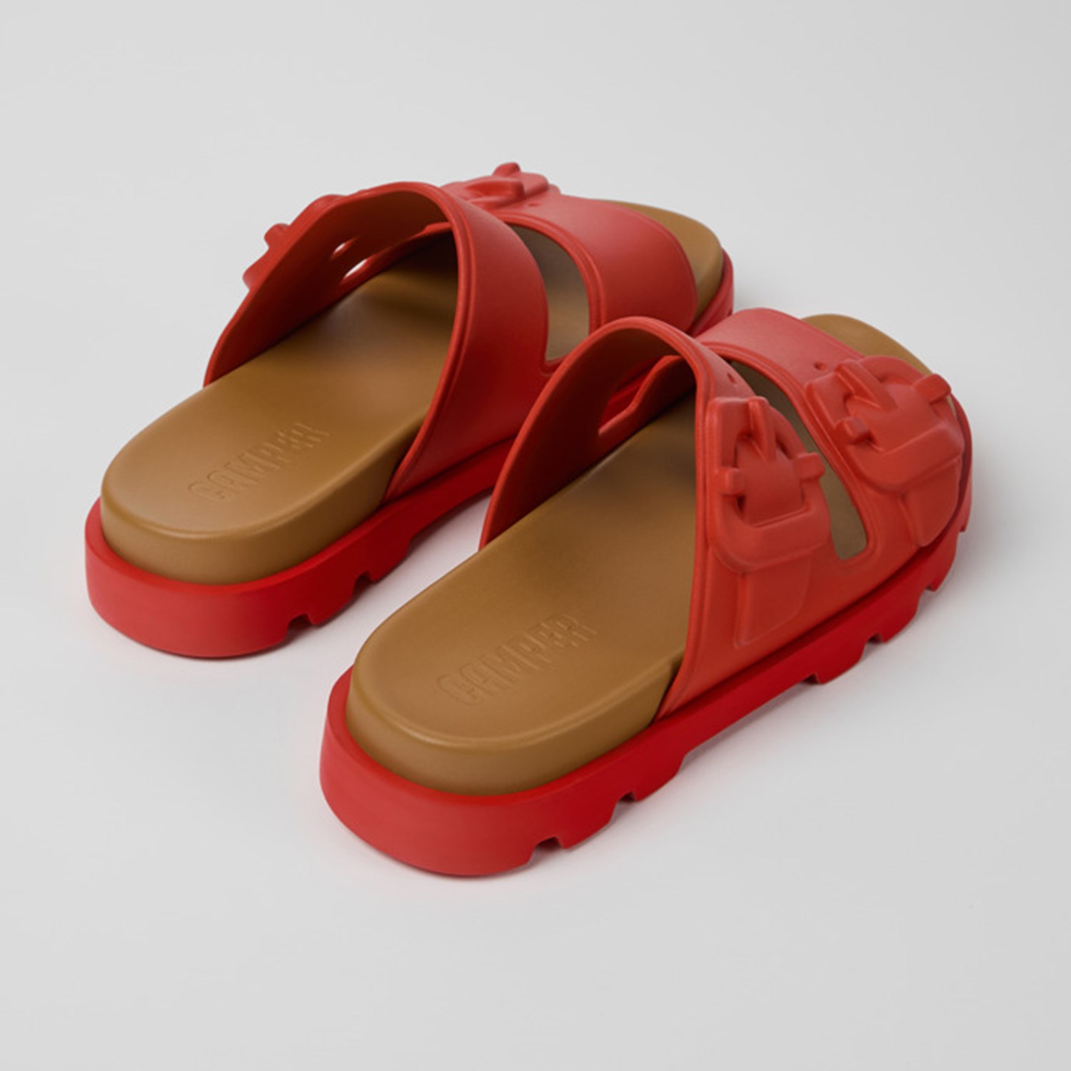 Camper Brutus Sandal Parlak Kırmızı Kadın Sandalet CMPK201792-003 CMP.022