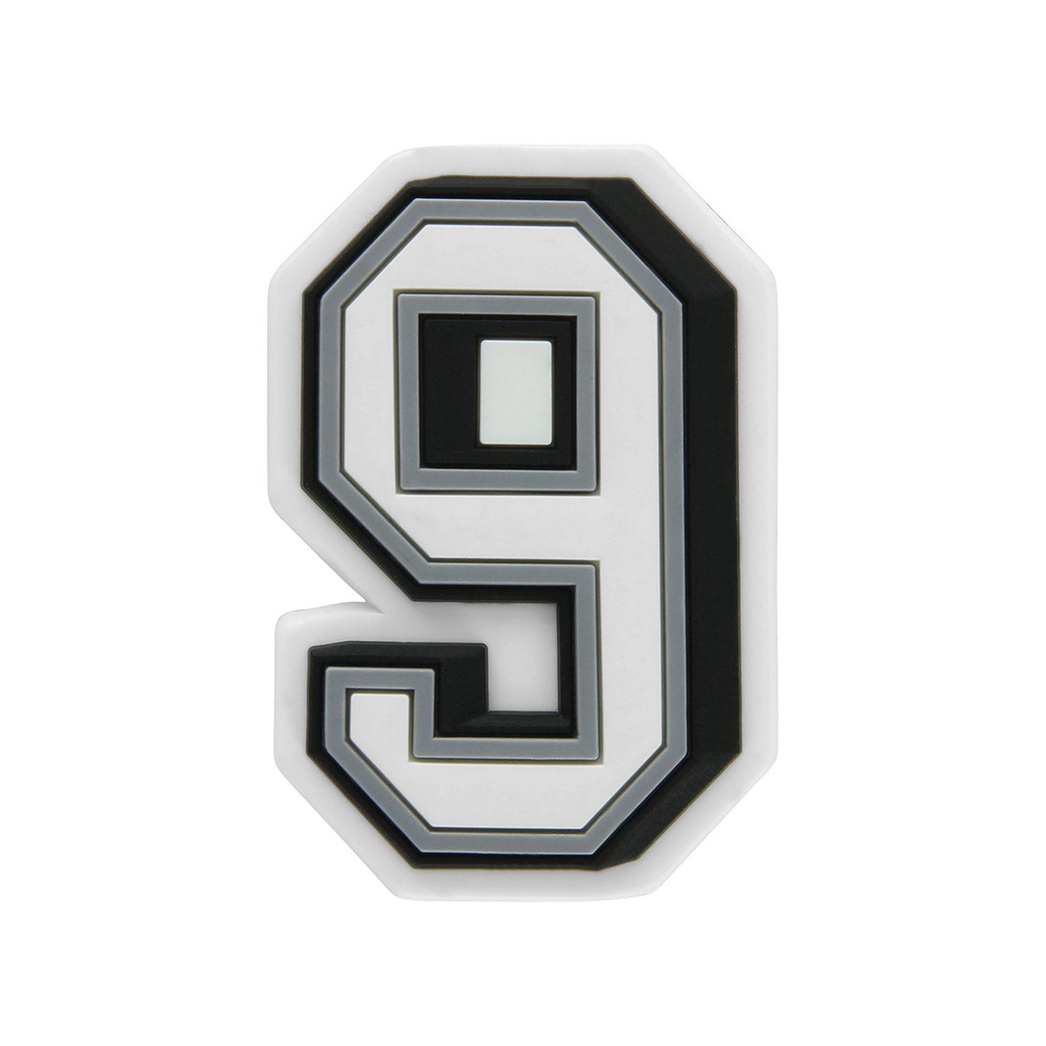 Jibbitz B W Number 9 J03013