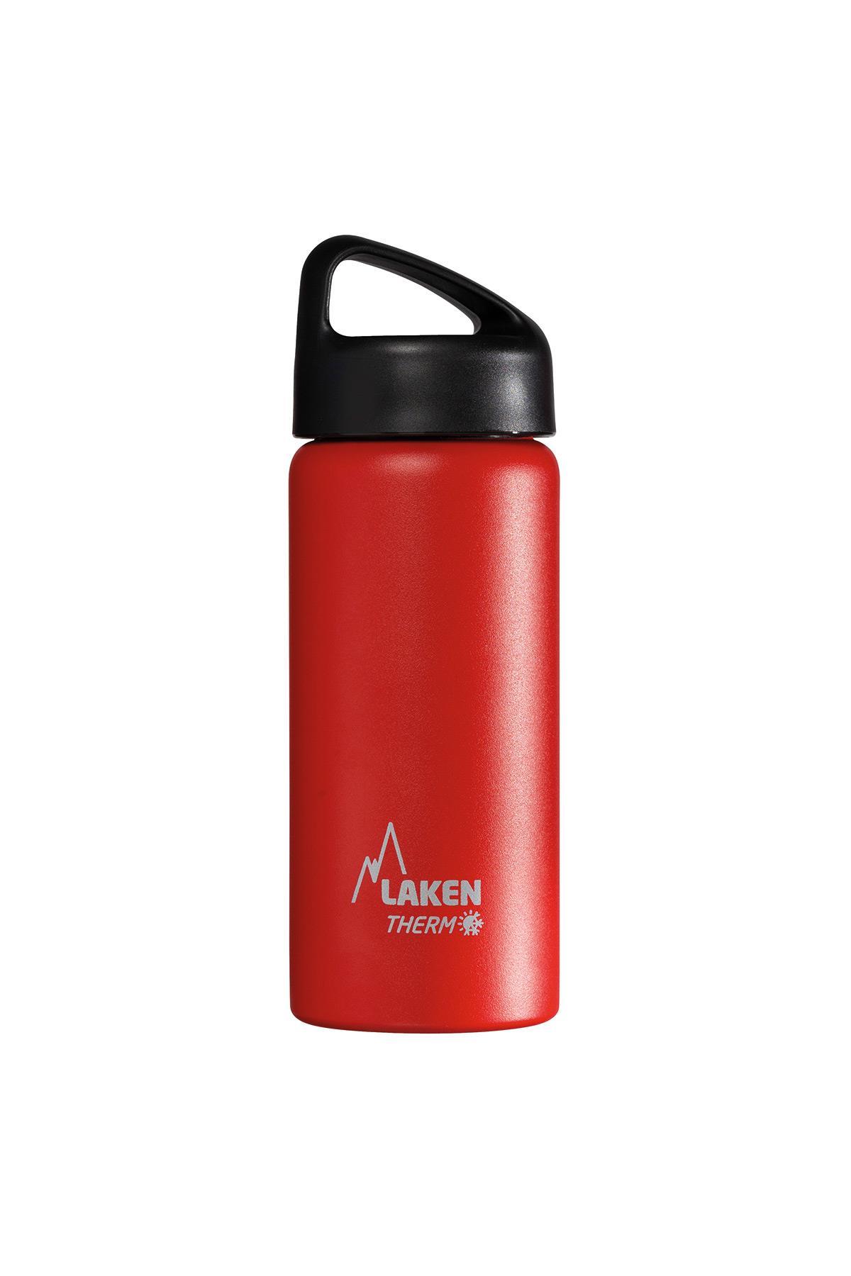 Laken Çelik 18/8 Classic Termos Şişe 0,50L - Kırmızı LKTA5R