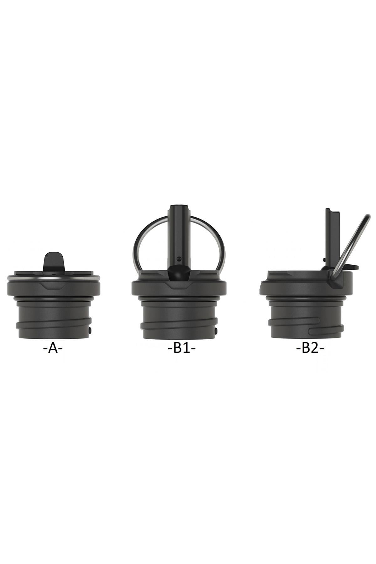 Laken Çelik 18/8 Flow Basic Şişe 0,50L - Siyah LKBSF50NE