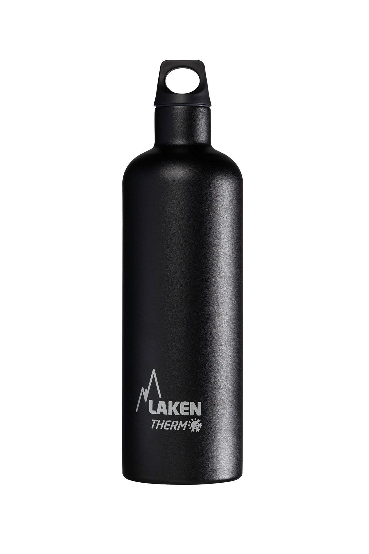 Laken Çelik 18/8 Futura Termos Şişe 0,75L - Siyah LKTE7N