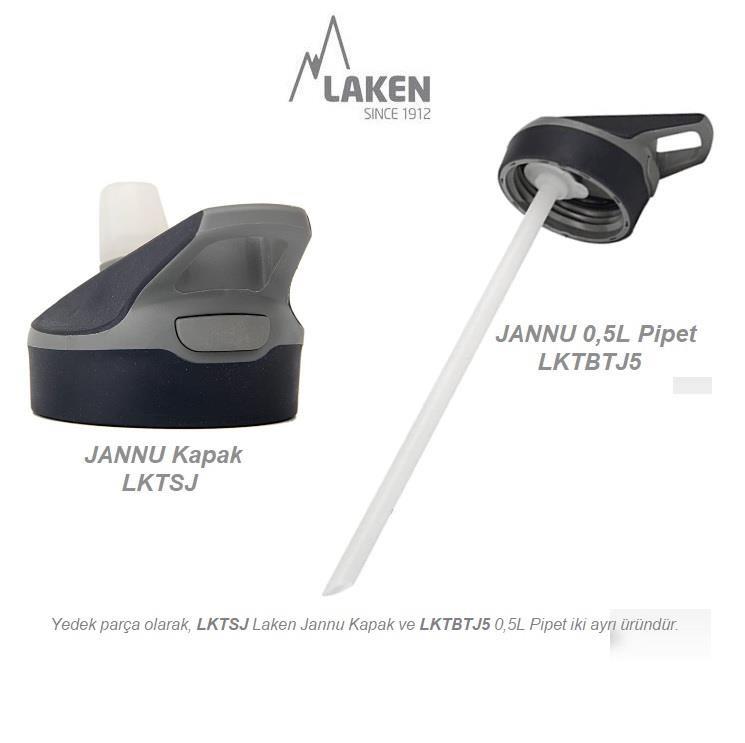 Laken Çelik 18/8 Jannu Termos Şişe 0,50L - Beyaz LKTJ5B