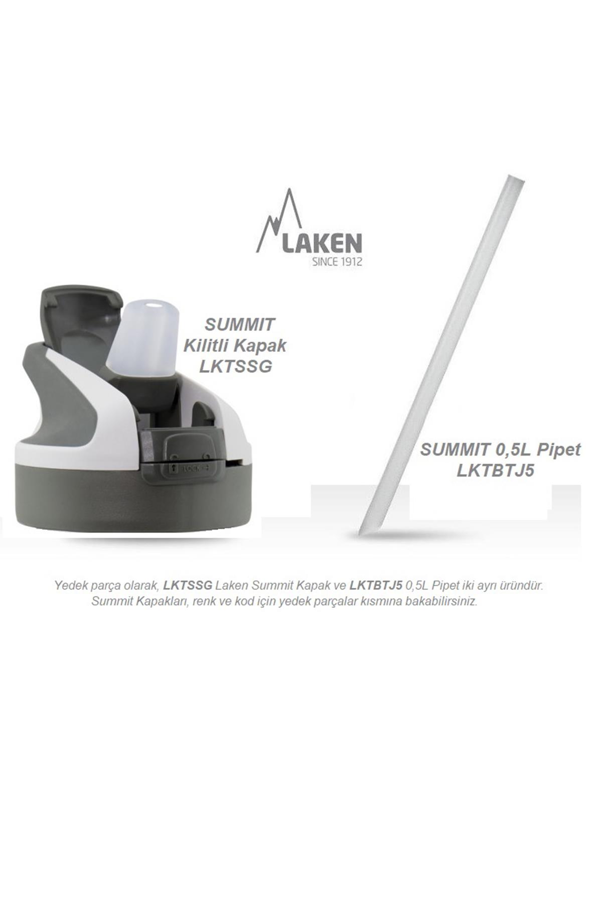 Laken 18/8 P.Çelik Summit Termos Şişe 0,50L - Mavi LKTS5A
