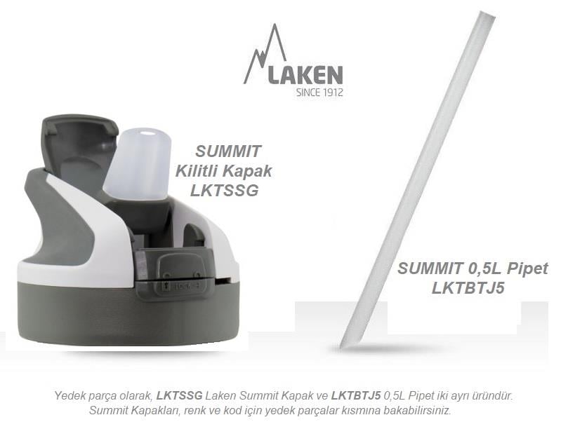 Laken 18/8 P.Çelik Summit Termos Şişe 0,50-Çelik LKTS5