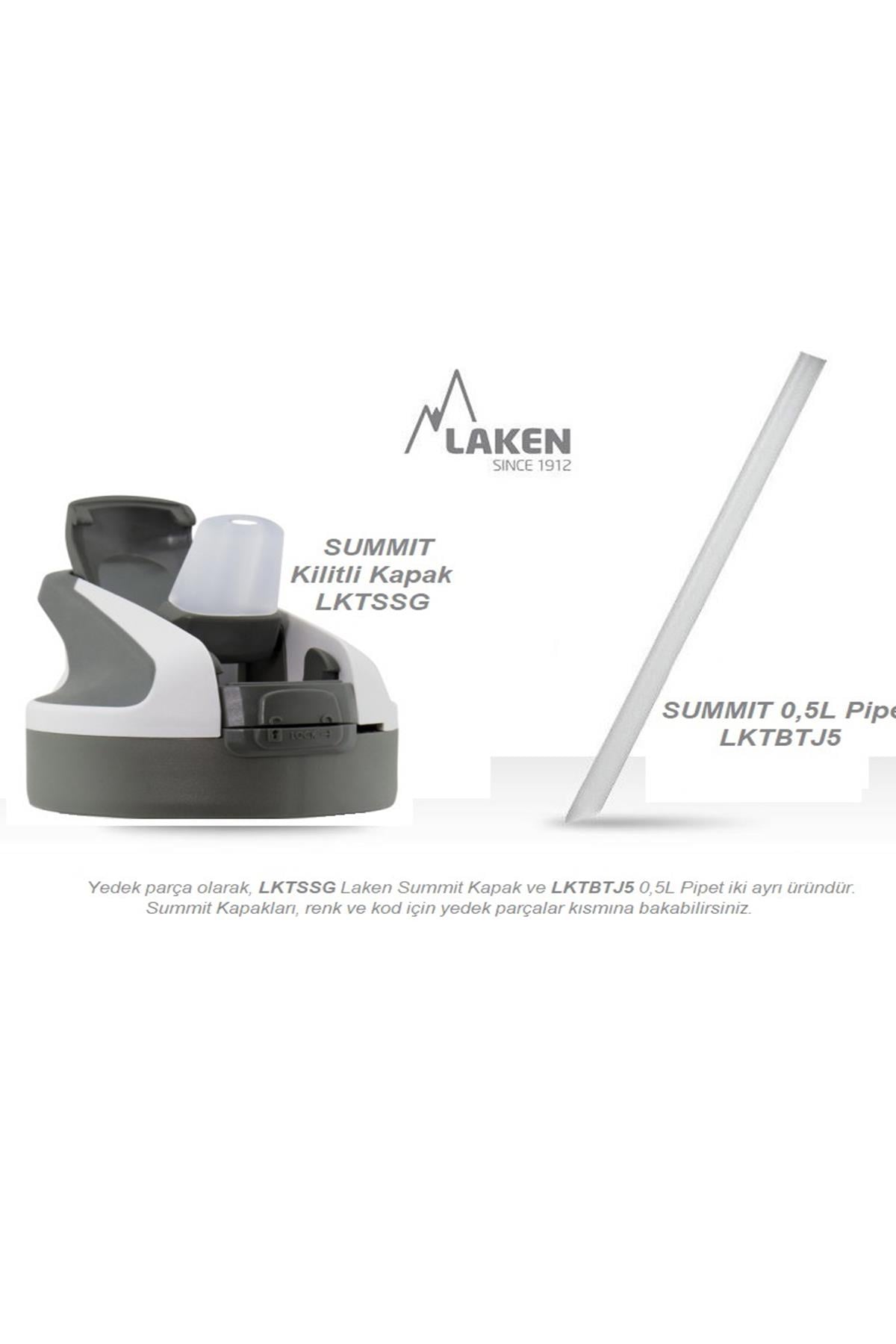 Laken 18/8 P.Çelik Summit Termos Şişe 0,50L - Sarı LKTS5Y