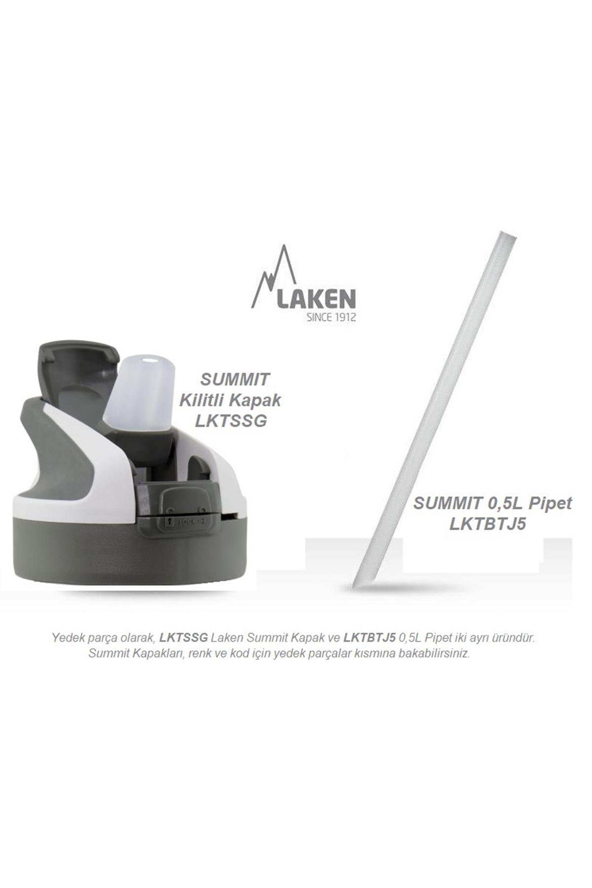 Laken 18/8 P.Çelik Summit Termos Şişe 0,50L - Camgöbeği LKTS5AC