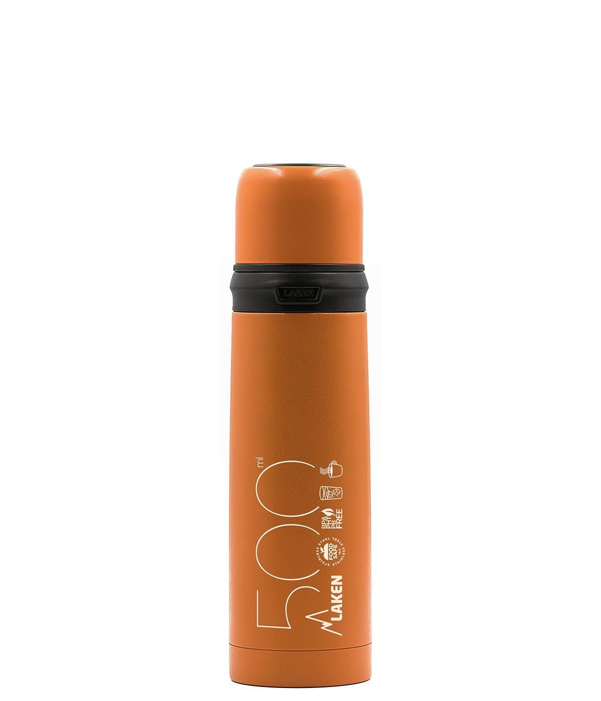 Laken Çelik 18/8 Termos+Neopren Kaplı ,50L - Turuncu LK180050O