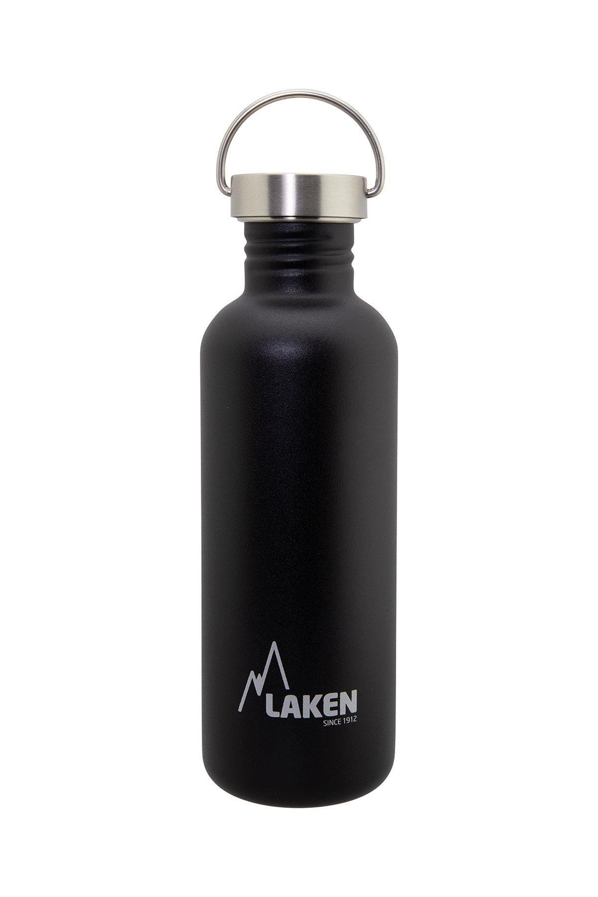 Laken Çelik 18/8 Vintage Basic Şişe 1L - Siyah LKBSH100NE