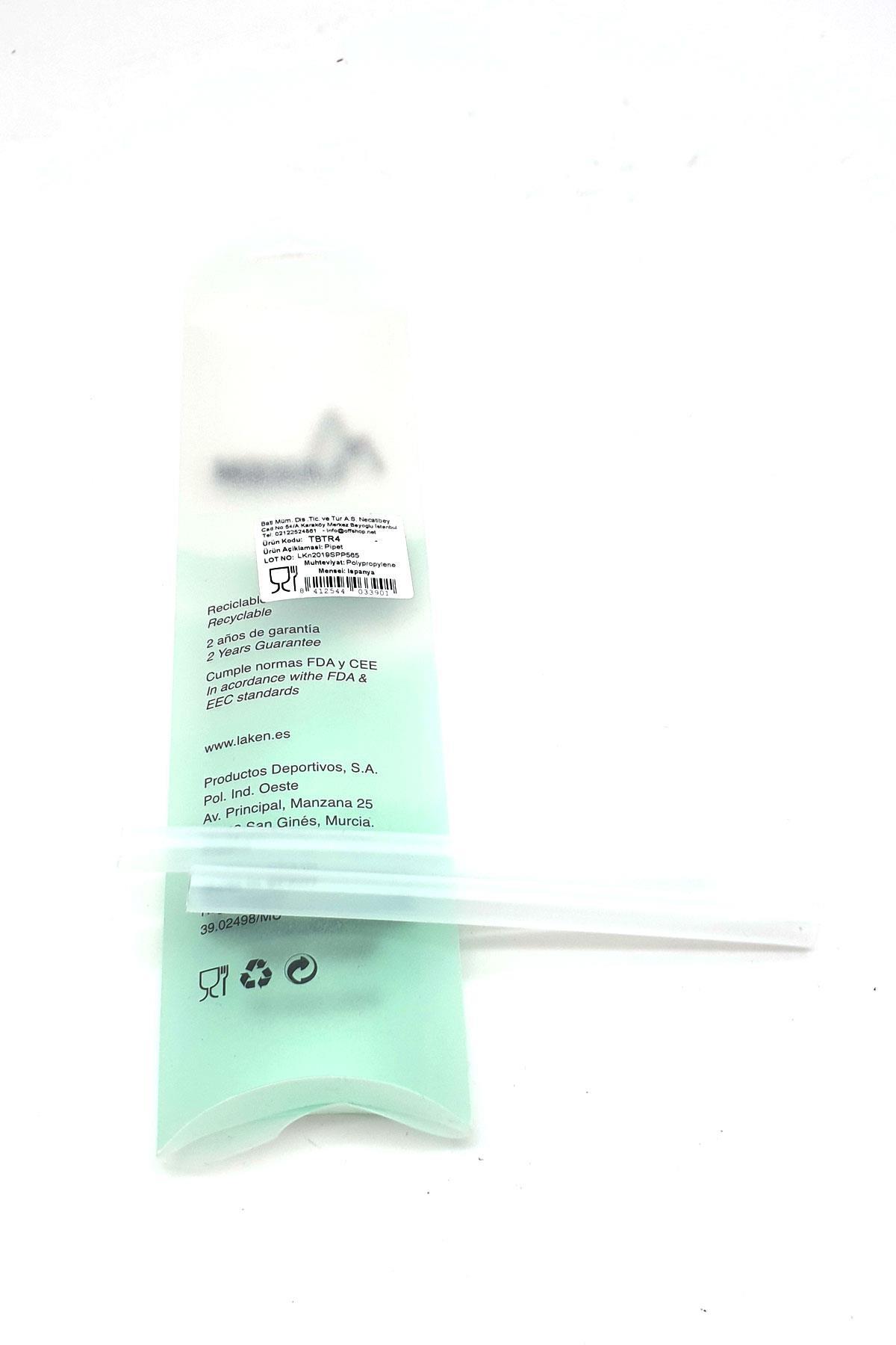 Laken Tritan 0.45L Jannu Tritan Şişe 2 Adet Pipet 120mm LKTBTR4