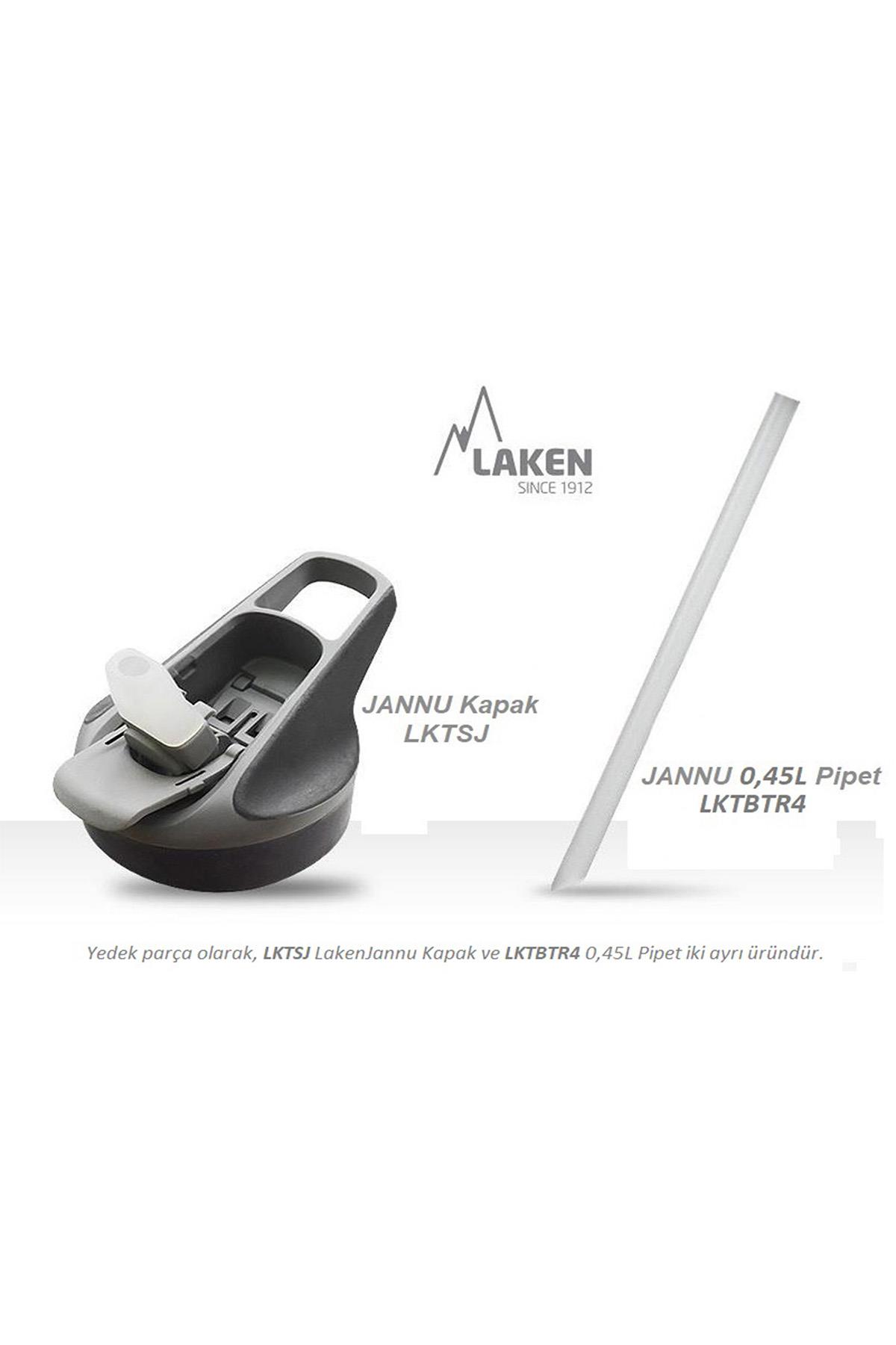 Laken Tritan Jannu Şişe 0,45L - Granit LKTN4G