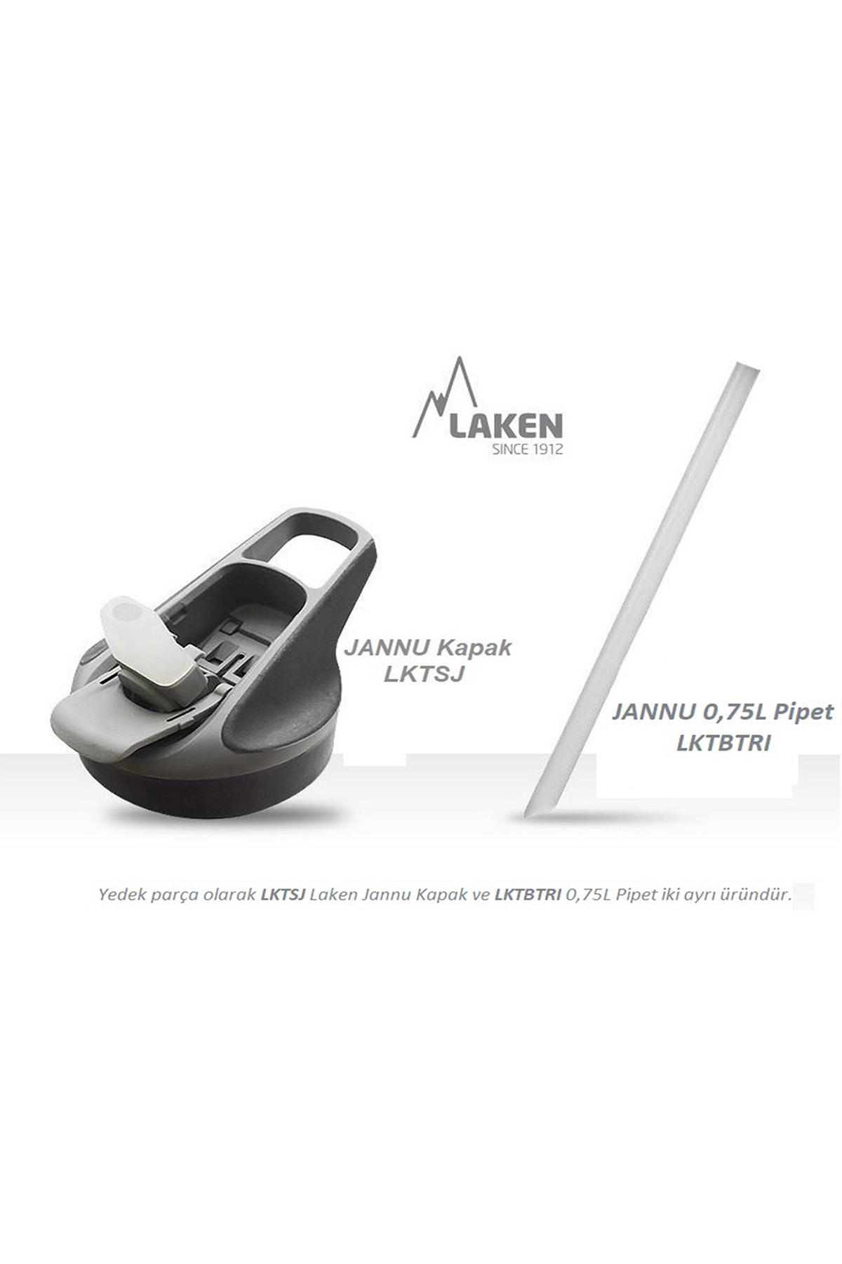 Laken Tritan Jannu Şişe 0,75L - Yeşil  LKTN2VC