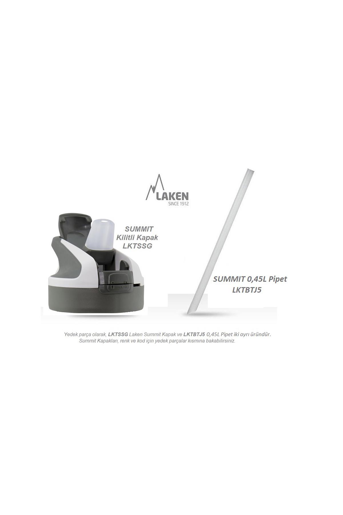 Laken Tritan Summit Şişe 0,45L - Granit LKTNS4G