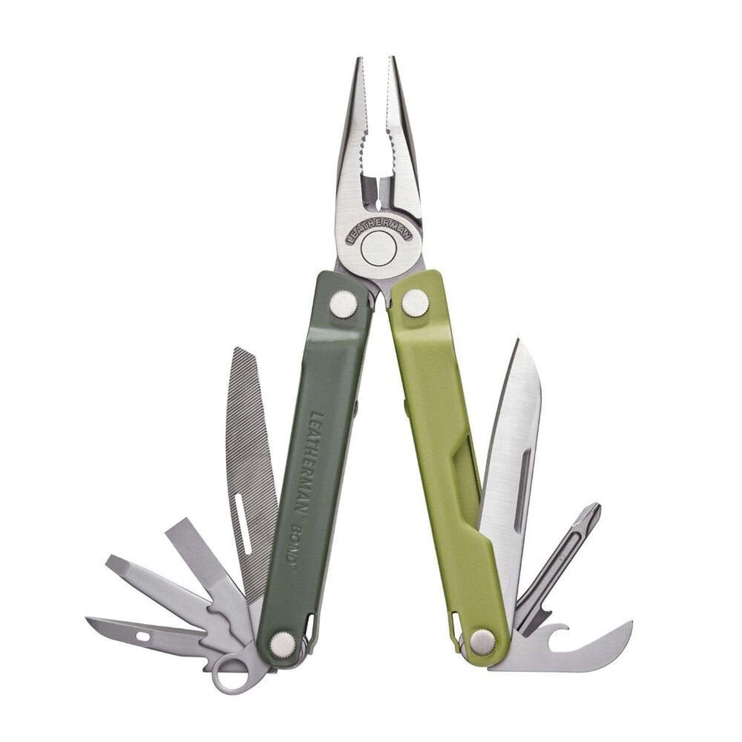 LEATHERMAN BOND MOSSY SLATE 833309 BOX