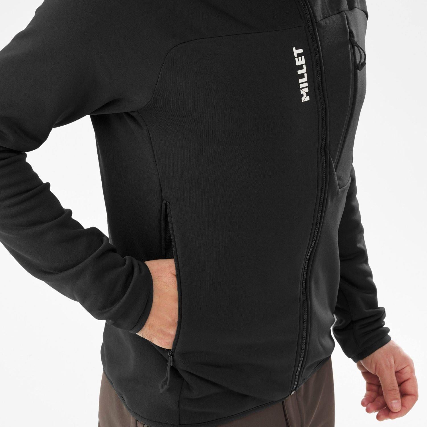 Millet SENECA FL HD Erkek Kapşonlu Polar Ceket tam Fermuar MIV10336 N0247