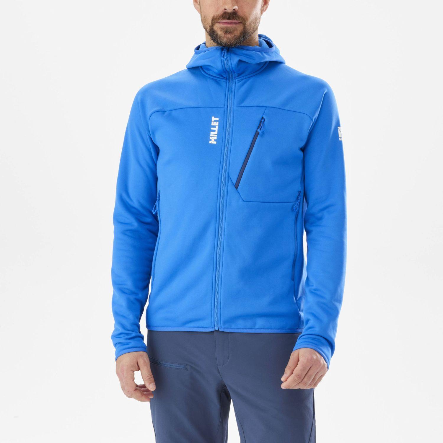 Millet SENECA FL HD Erkek Kapşonlu Polar Ceket tam Fermuar MIV10336 N3170