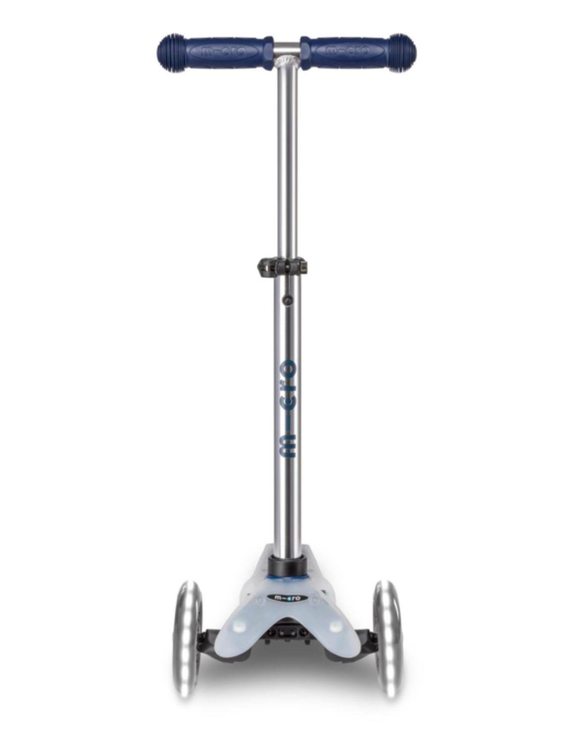 Mini Mikro DELUXE FLUX LED NAVY Scooter MCR.MMD204