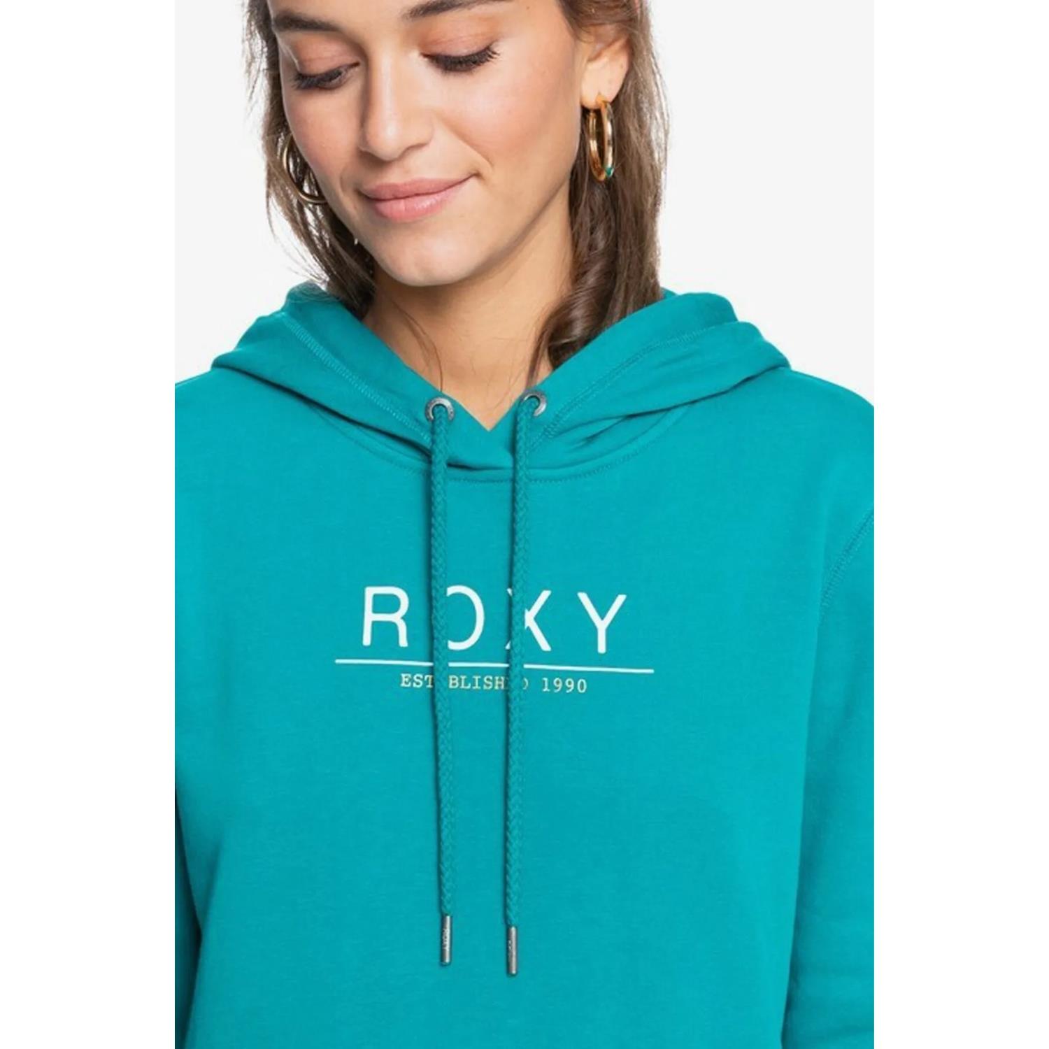 Roxy DAY BREAKS HOODIE BRUSHED Turkuaz Kadın Sweatshırt ERJFT04483