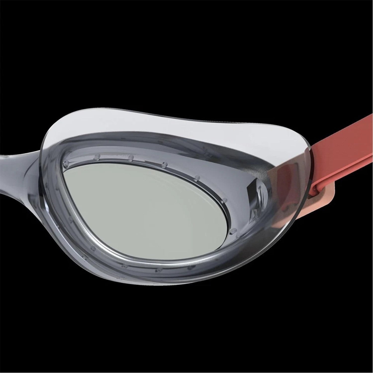 Speedo  Futura HYDROSPEX GOG JU BLK/RED Çocuk Yüzücü Gözlüğü SP8E000037004