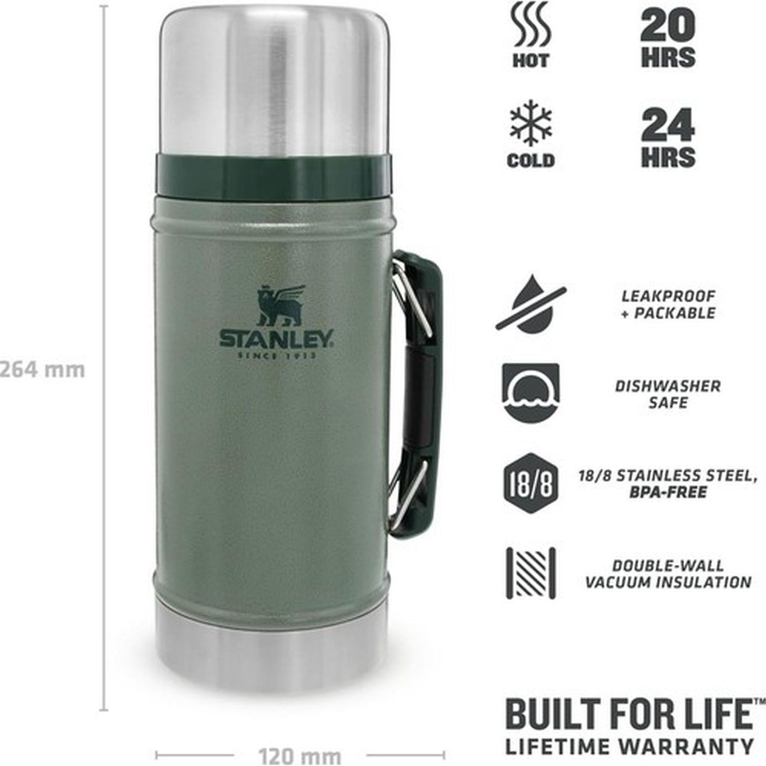 Stanley 1.0QT CLASSIC VAC FJ H.GREEN -EU Termos AS1007937003