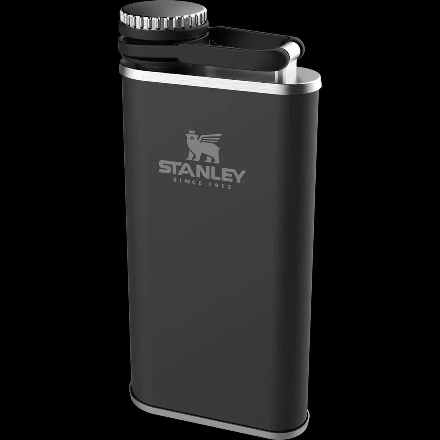 Stanley The Easy-Fill Wide Mouth Flask 0.23L / 8oz Hammertone Black Termos AS10008370071