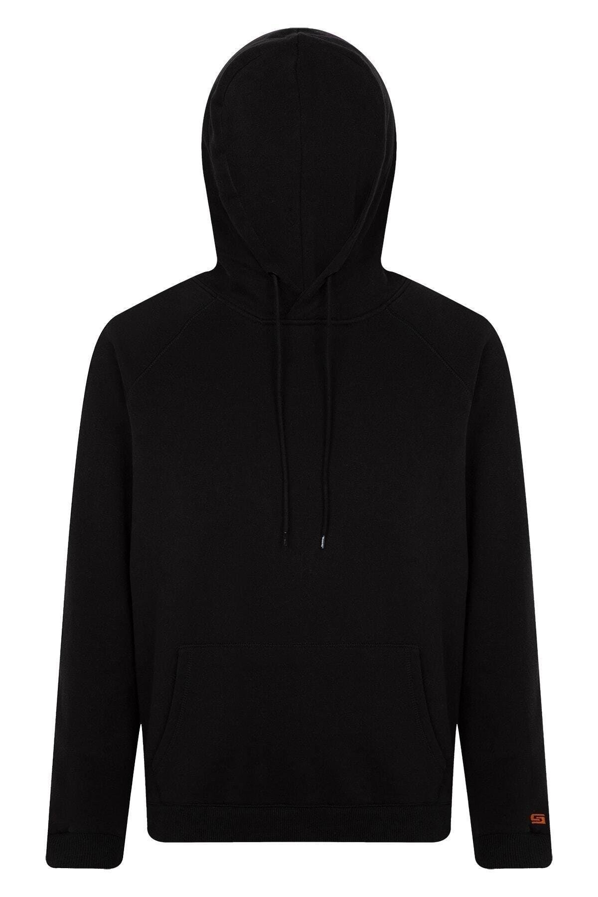 Superfly Kapüşonlu Erkek Basic Sweatshirt SPF101232316902