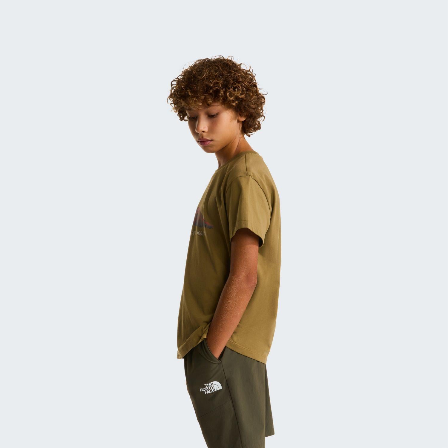 The North Face B MOUNTAIN NIGHT RELAXED SS TEE Genç Tişört NF0A8G1U2EL1