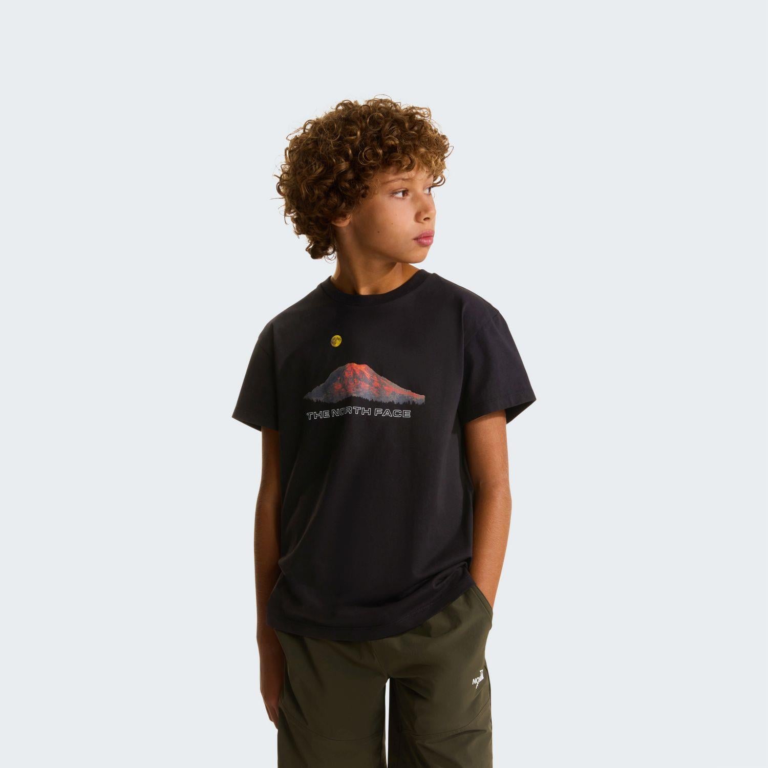 The North Face B MOUNTAIN NIGHT RELAXED SS TEE Genç Tişört NF0A8G1UJK31