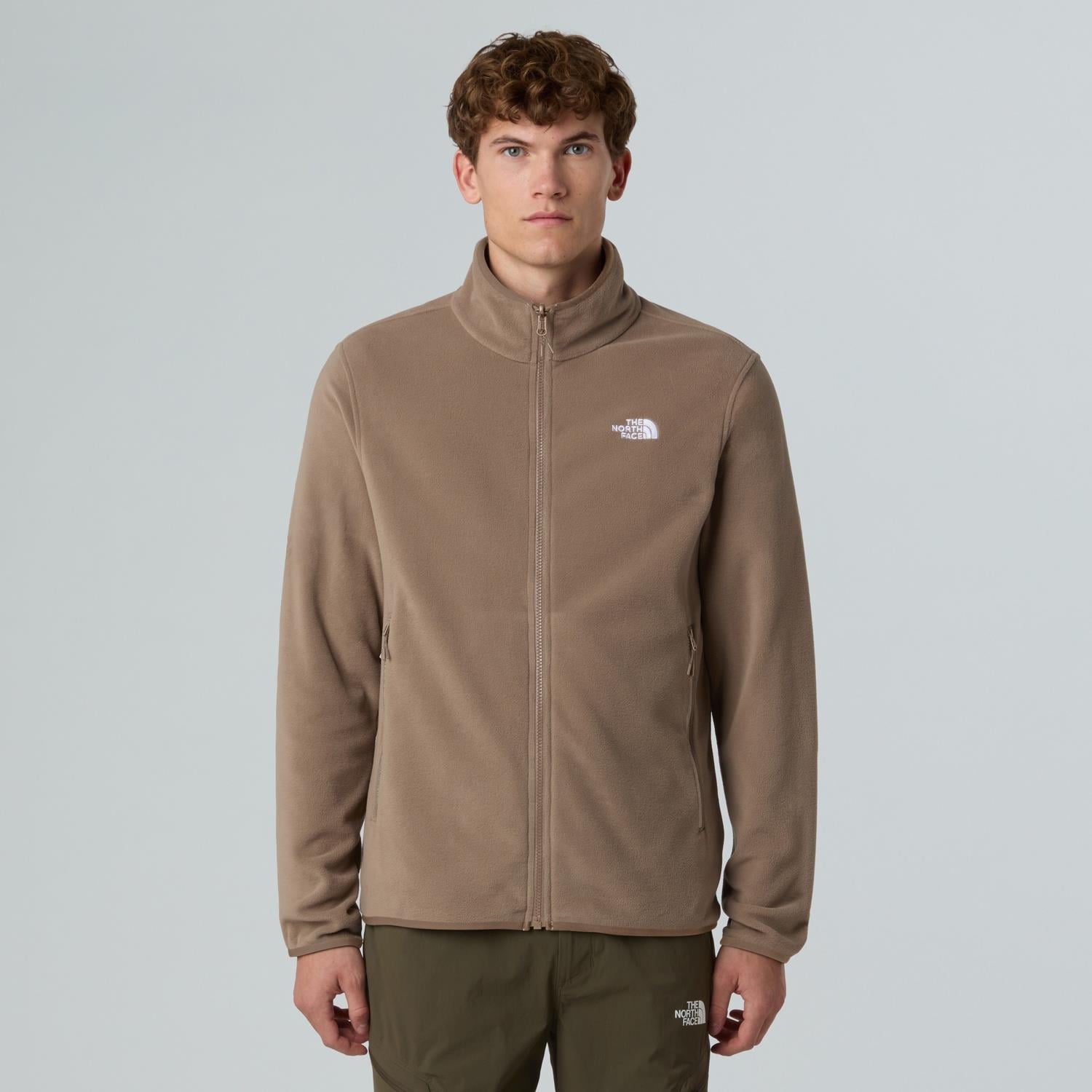 The North Face Erkek Glacier Tam Boy Fermuarlı Polar Nf0A8D0Rbow1