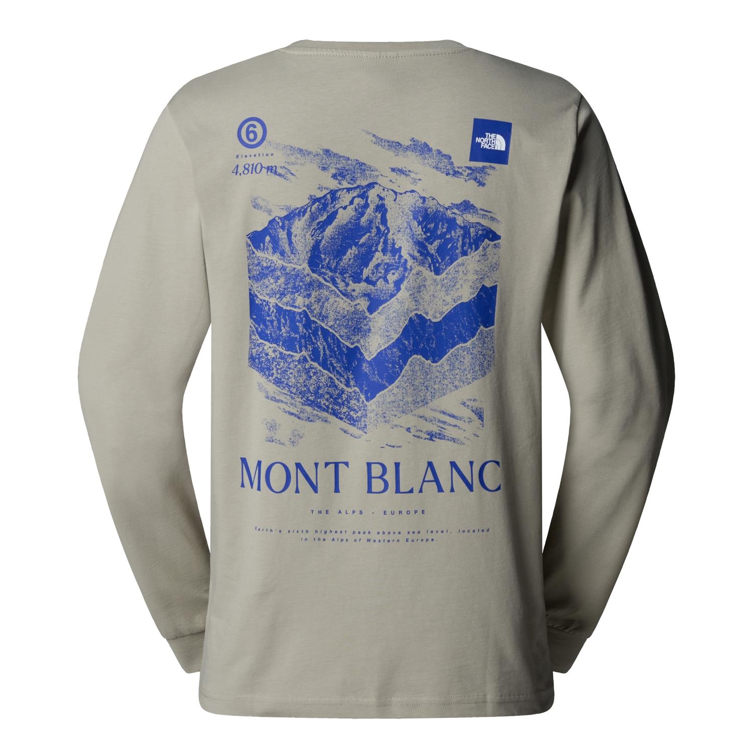 The North Face Erkek L/S Tişört  TOPOGRAPHIC NF0A89DR1I41