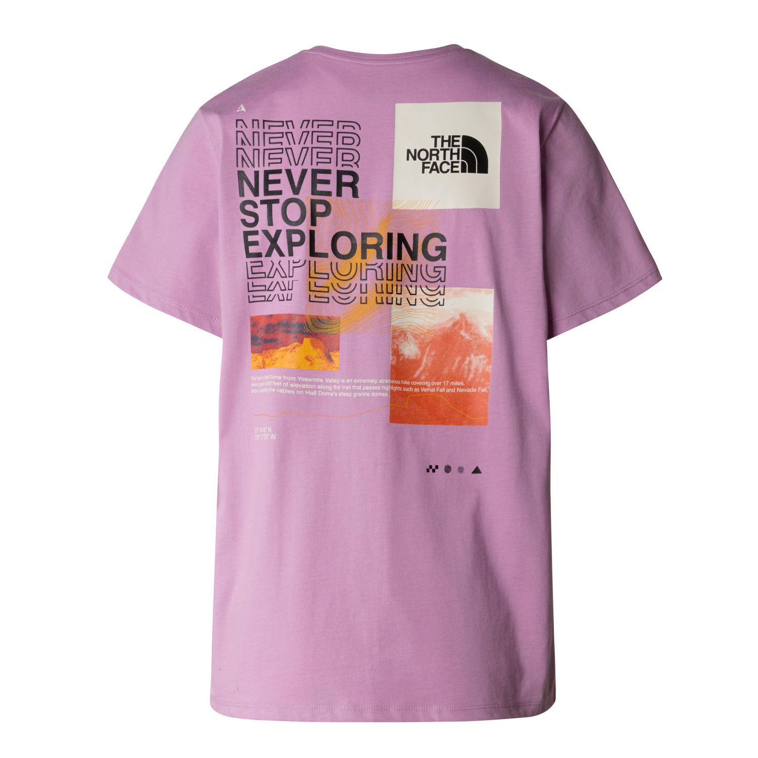 The North Face W FOUNDATION MOUNTAIN GRAPHIC Kadın Tişört NF0A882VPO21