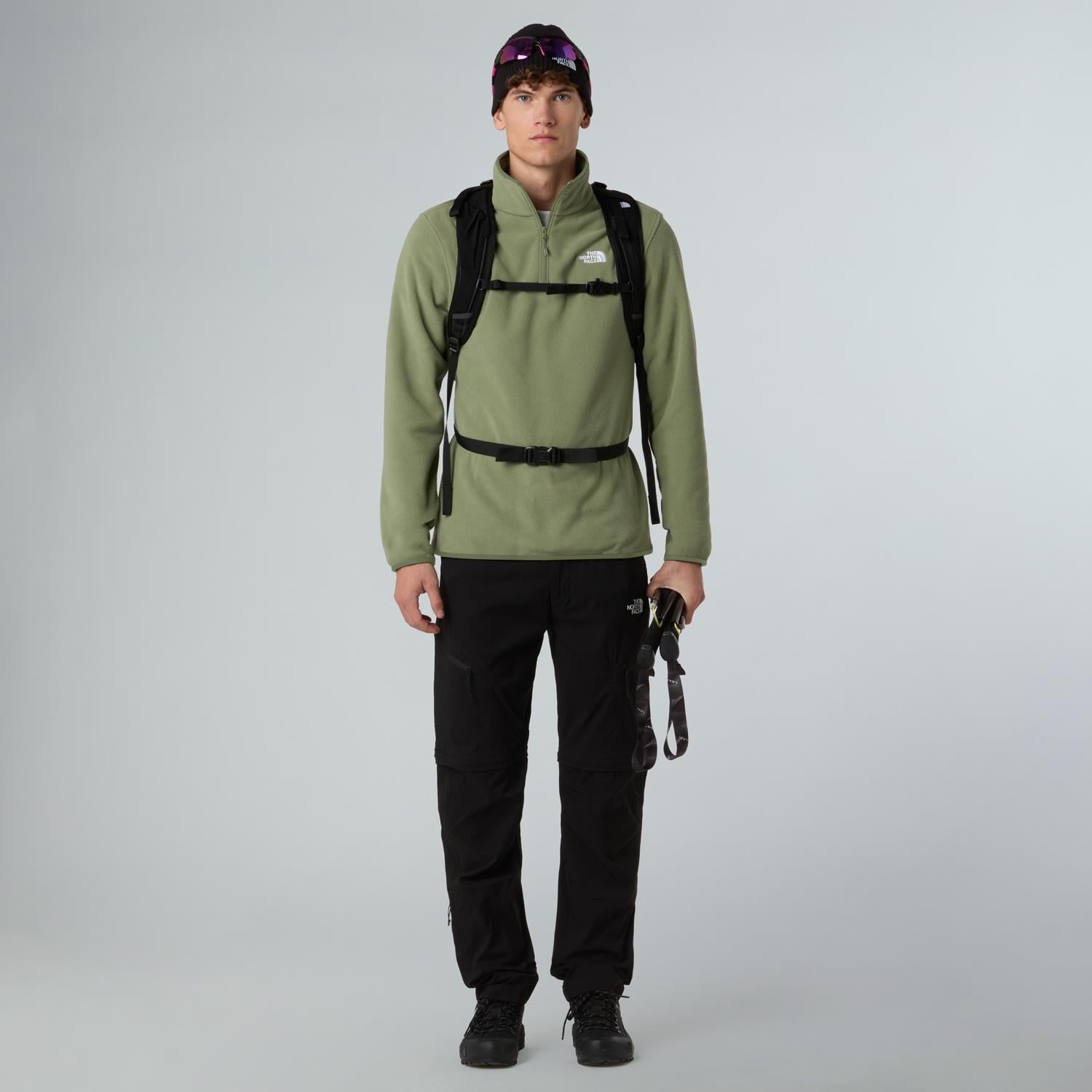 The North Face Glacier 1/4 Fermuarlı Polar Fleece Nf0A8D0Qbo91